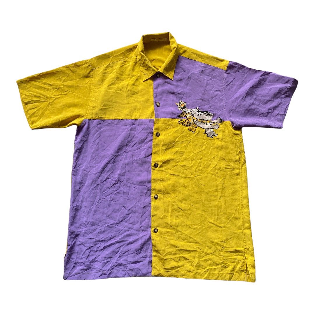Lancel × Vintage Vintage Lancel Paris Silk Shirt Size US L / EU 52-54 / 3 - 1 Thumbnail