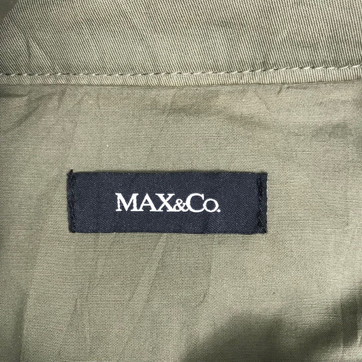 Max Mara Vintage MAX & CO Italy Jacket Khaki Colour Max Mara Vintage Size S / US 4 / IT 40 - 5 Thumbnail