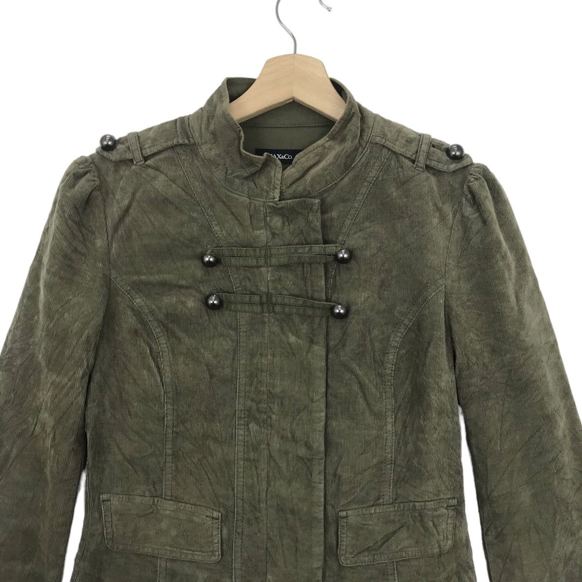 Max Mara Vintage MAX & CO Italy Jacket Khaki Colour Max Mara Vintage Size S / US 4 / IT 40 - 2 Thumbnail