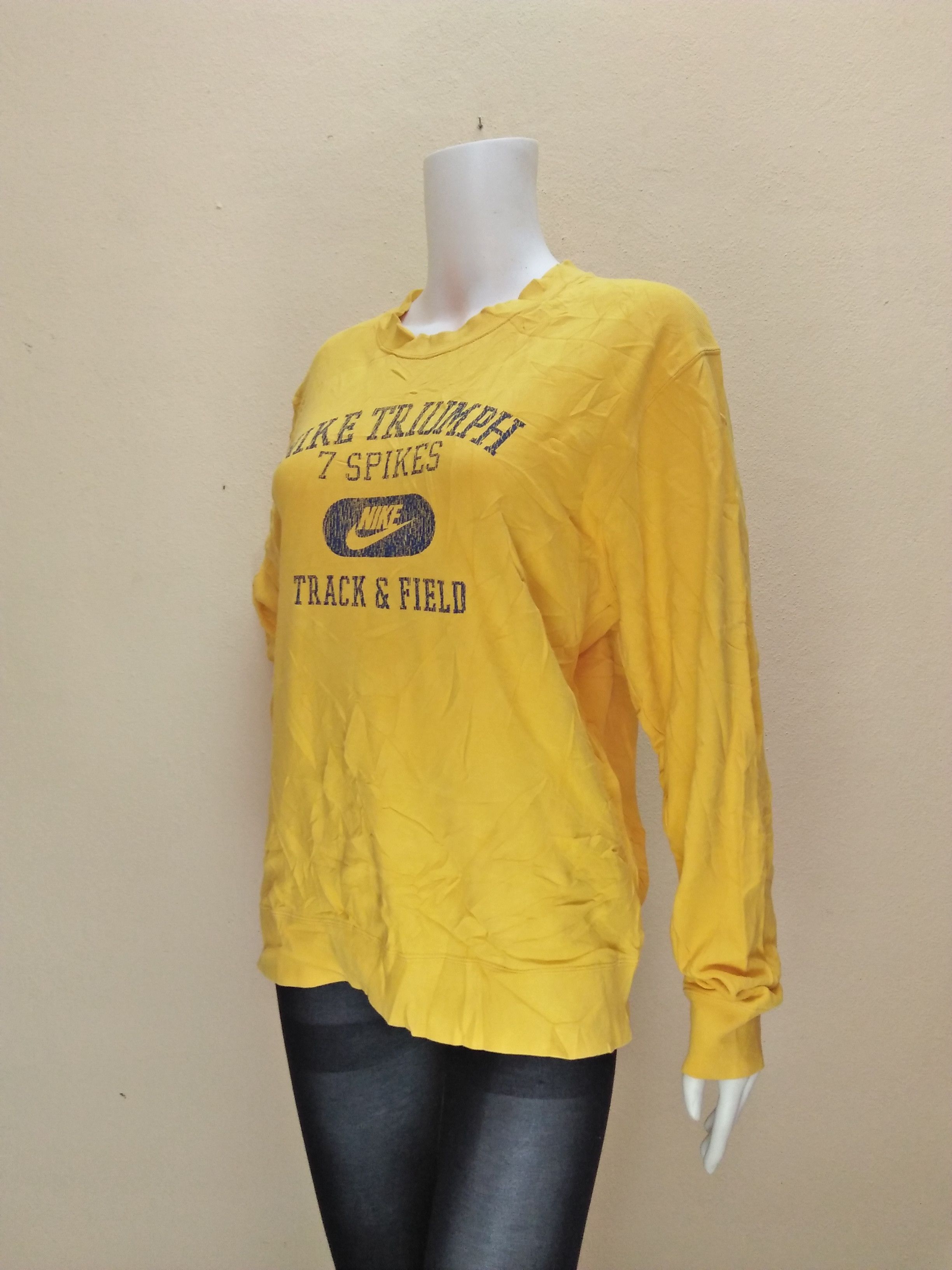 Nike NIKE Triumph 7 Spikes Track & Field Vintage Sweatshirt Size US M / EU 48-50 / 2 - 3 Thumbnail