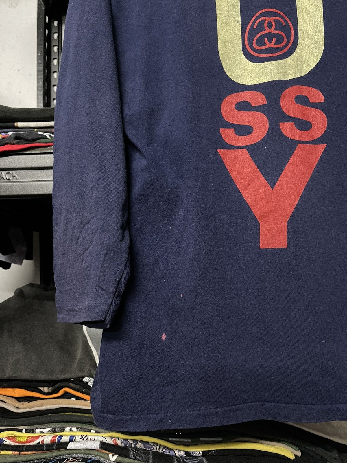 Stussy Vintage 80s Stussy Long Sleeve Hoodie Big Logo Size US M / EU 48-50 / 2 - 4 Thumbnail