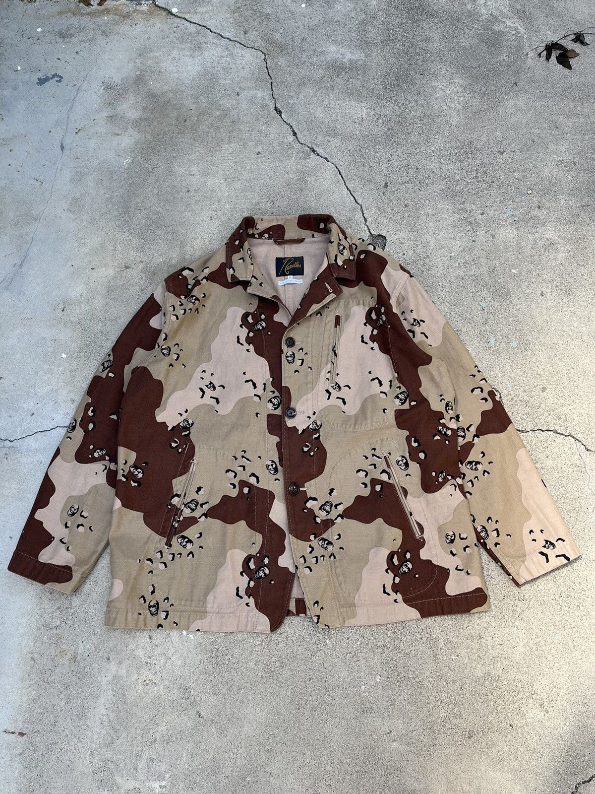 Needles Needles x Number Nine Skull Camo Jacket Size US L / EU 52-54 / 3 - 1 Thumbnail