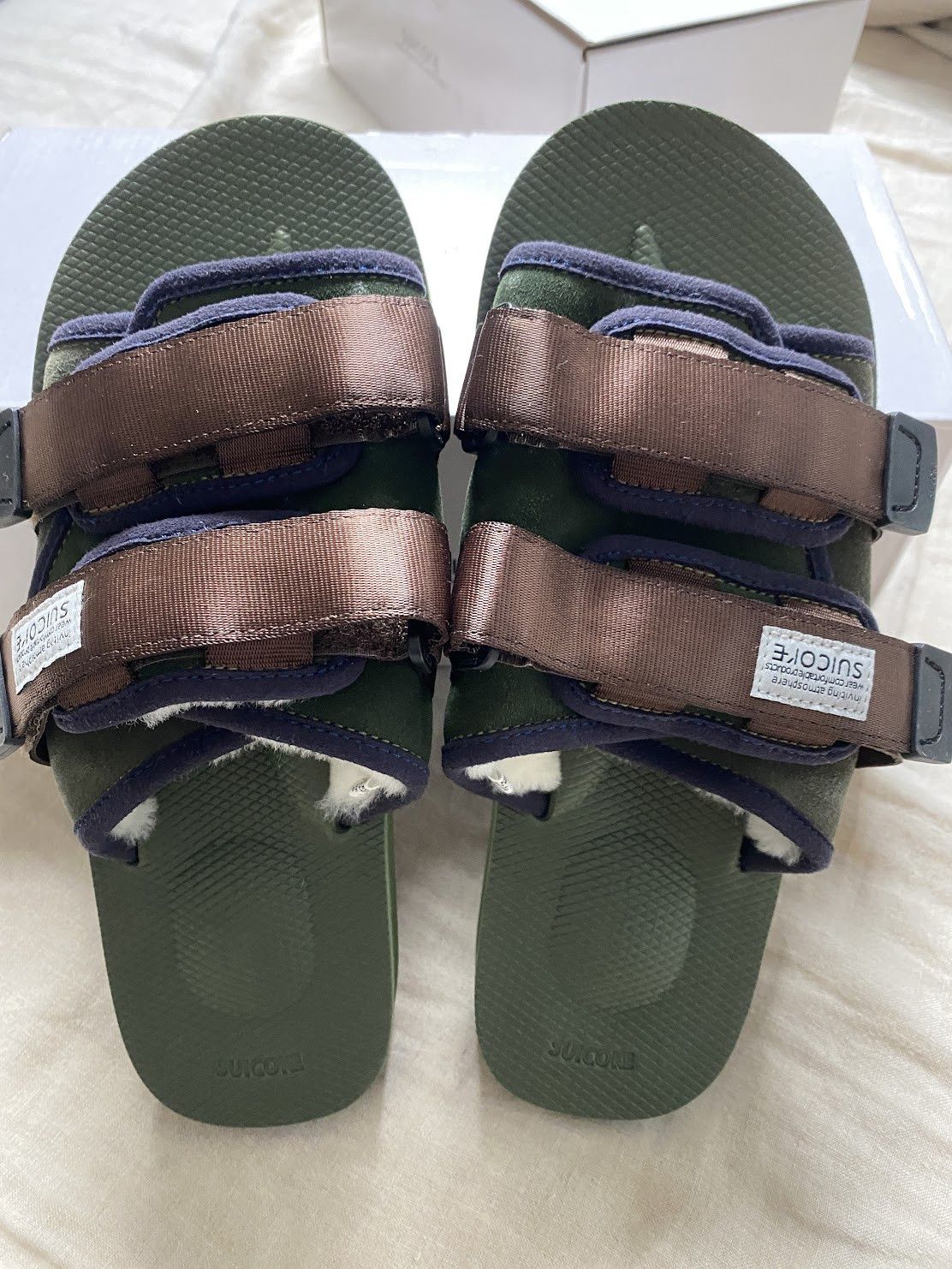 Suicoke SUICOKE MOTO-MAB (OLIVE/SAGE GREEN) Size US 7 / EU 40 - 2 Thumbnail