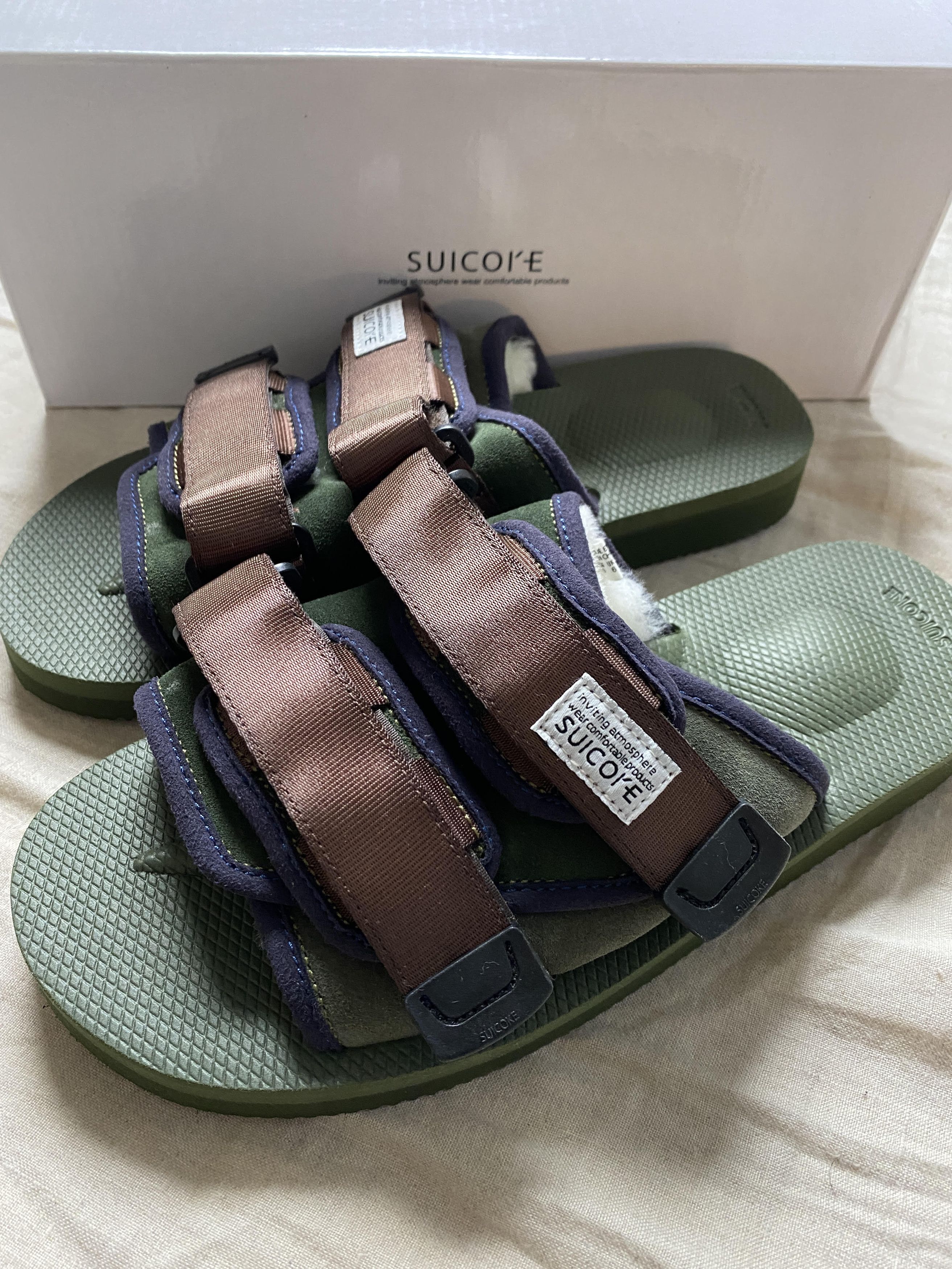 Suicoke SUICOKE MOTO-MAB (OLIVE/SAGE GREEN) Size US 8 / EU 41 - 2 Thumbnail