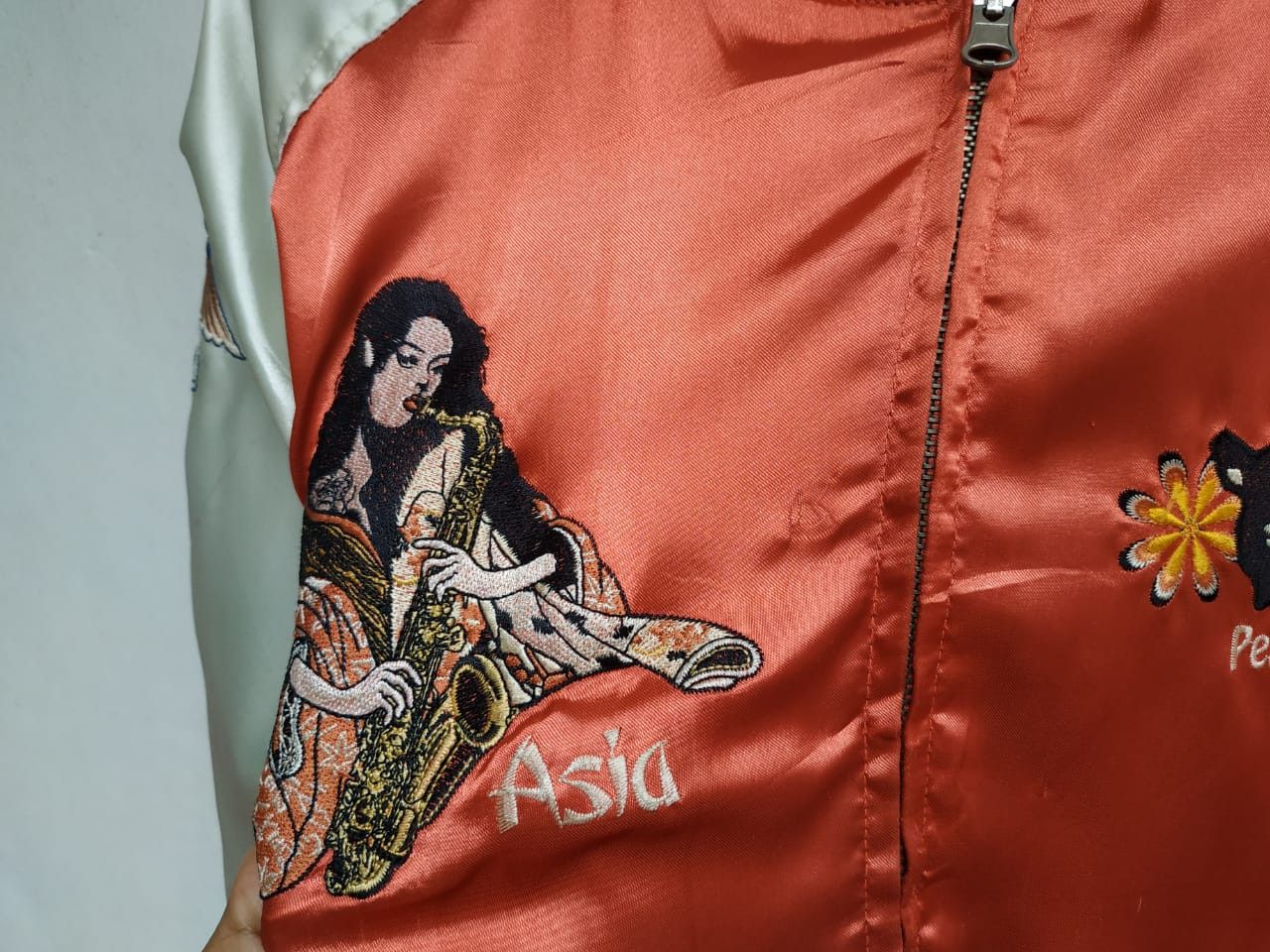 Other Peaked Yellow Geisha Sukajan Jacket Size US M / EU 48-50 / 2 - 12 Thumbnail