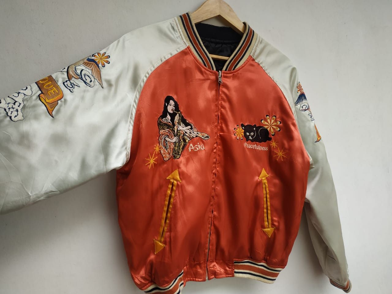 Other Peaked Yellow Geisha Sukajan Jacket Size US M / EU 48-50 / 2 - 11 Thumbnail