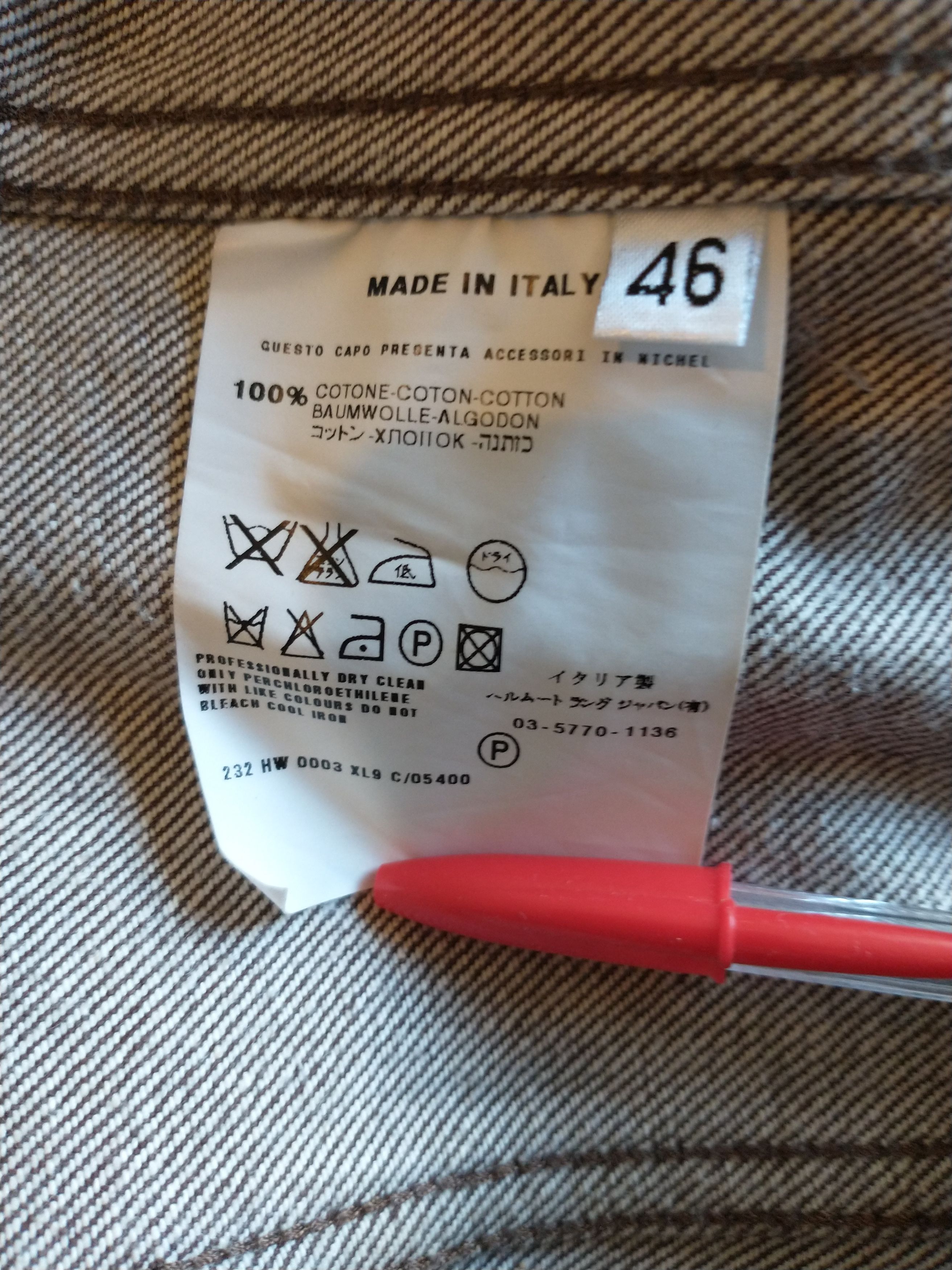 Helmut Lang Helmut Lang One Pocket Jacket Size US S / EU 44-46 / 1 - 5 Thumbnail