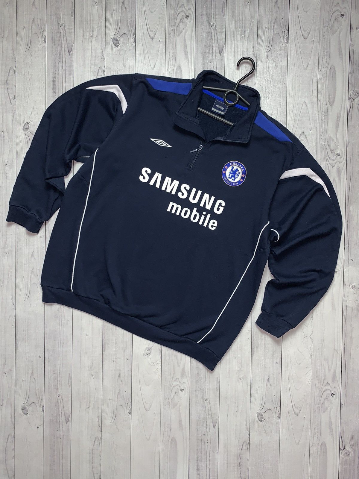 Chelsea Soccer Umbro Vintage Vintage Chelsea sweatshirt Umbro Samsung mobile size XL Grailed