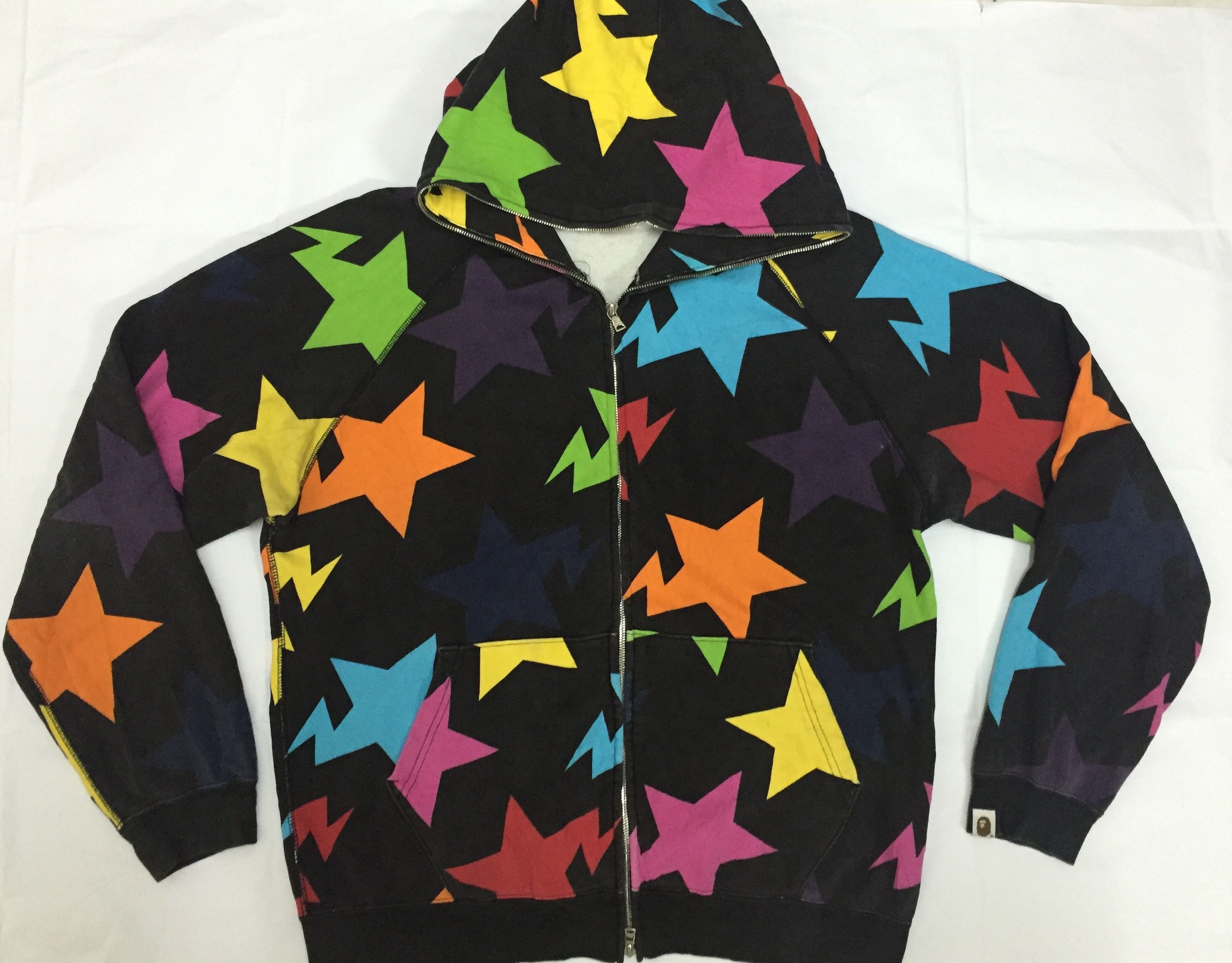 Bape Star Hoodie
 Bape Bathing Ape Bape Star Hoo s Multicolor