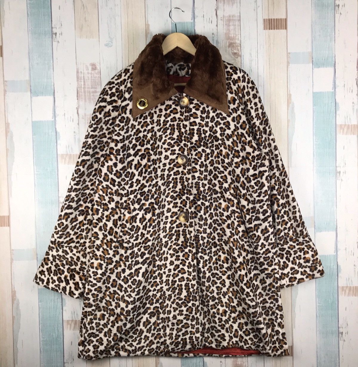 💥RARE💥VINTAGE DESIGNER LEOPARD JACKET x JAPANESE BRAND