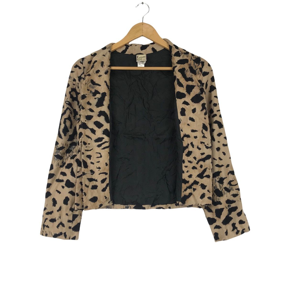 Krizia Uomo Vintage KRIZIA POI Blazer Leopard Italian Brand Size M / US 6-8 / IT 42-44 - 3 Thumbnail