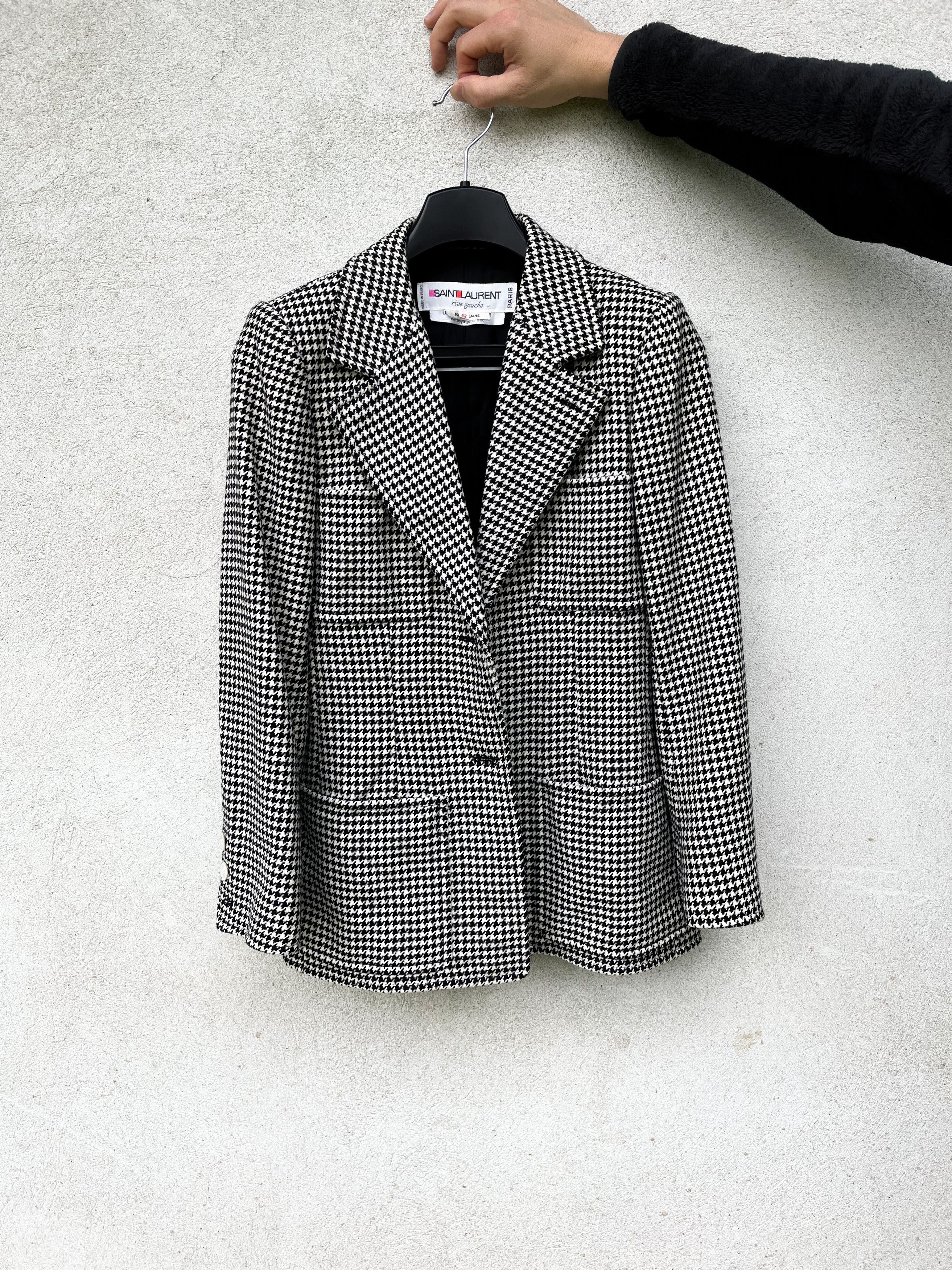 Saint Laurent Paris Saint Laurent Rive Gauche Wool jacket blazer Size M / US 6-8 / IT 42-44 - 6 Thumbnail
