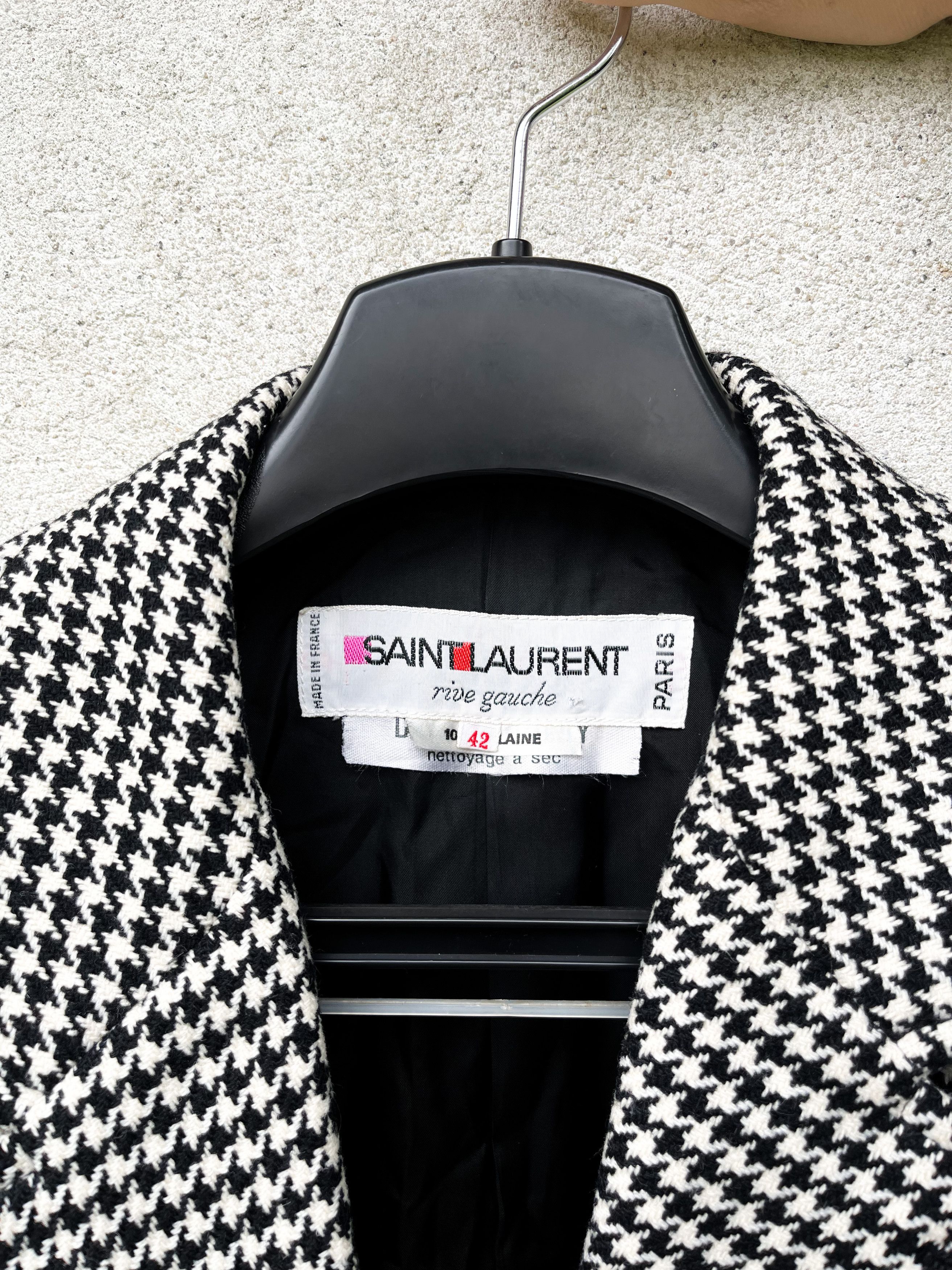 Saint Laurent Paris Saint Laurent Rive Gauche Wool jacket blazer Size M / US 6-8 / IT 42-44 - 3 Thumbnail