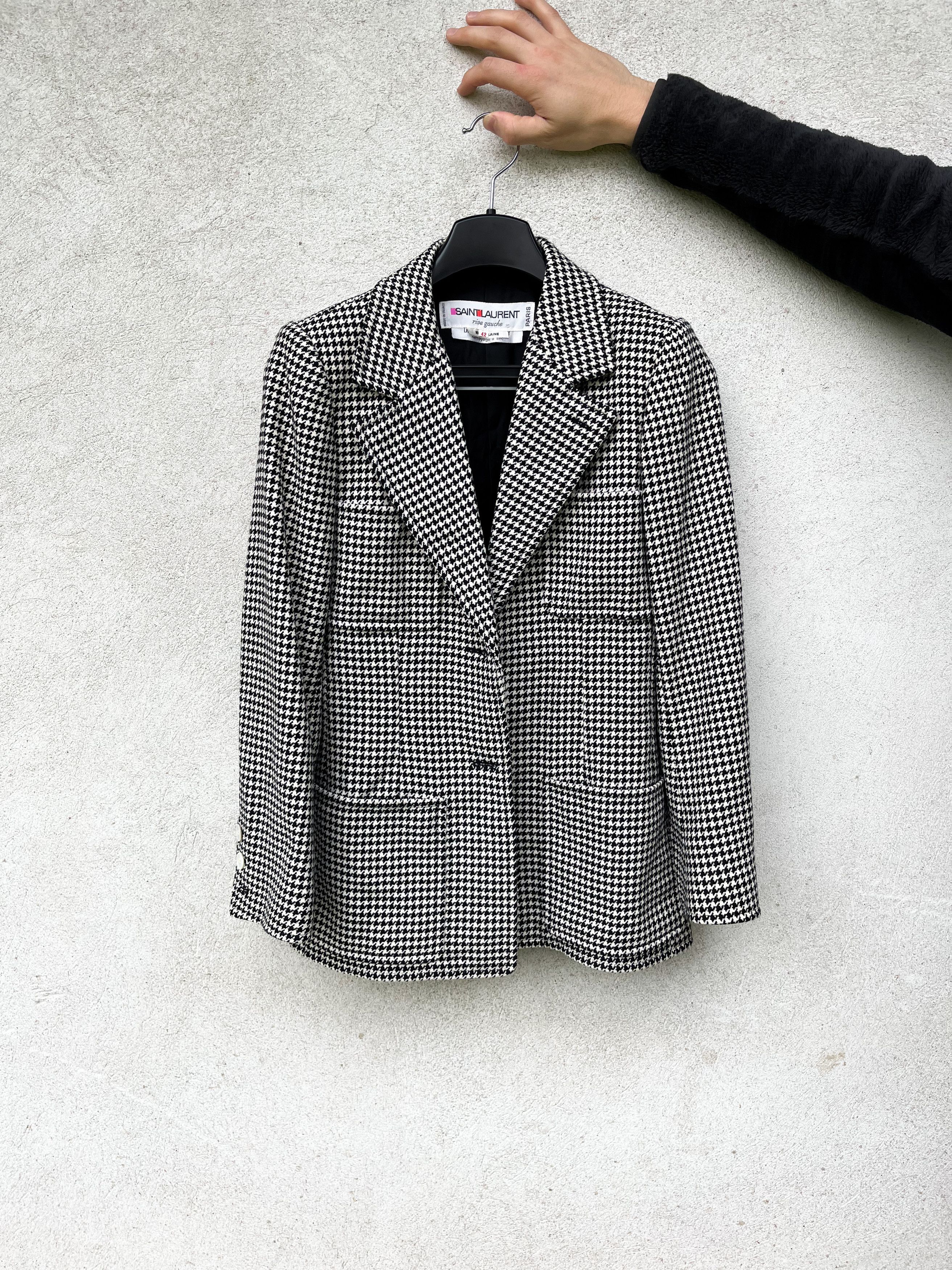Saint Laurent Paris Saint Laurent Rive Gauche Wool jacket blazer Size M / US 6-8 / IT 42-44 - 1 Thumbnail