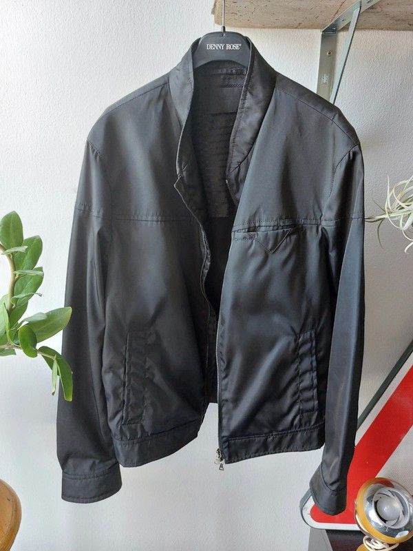 image of Prada Main Line Jacket in Black, Men's (Size Large)