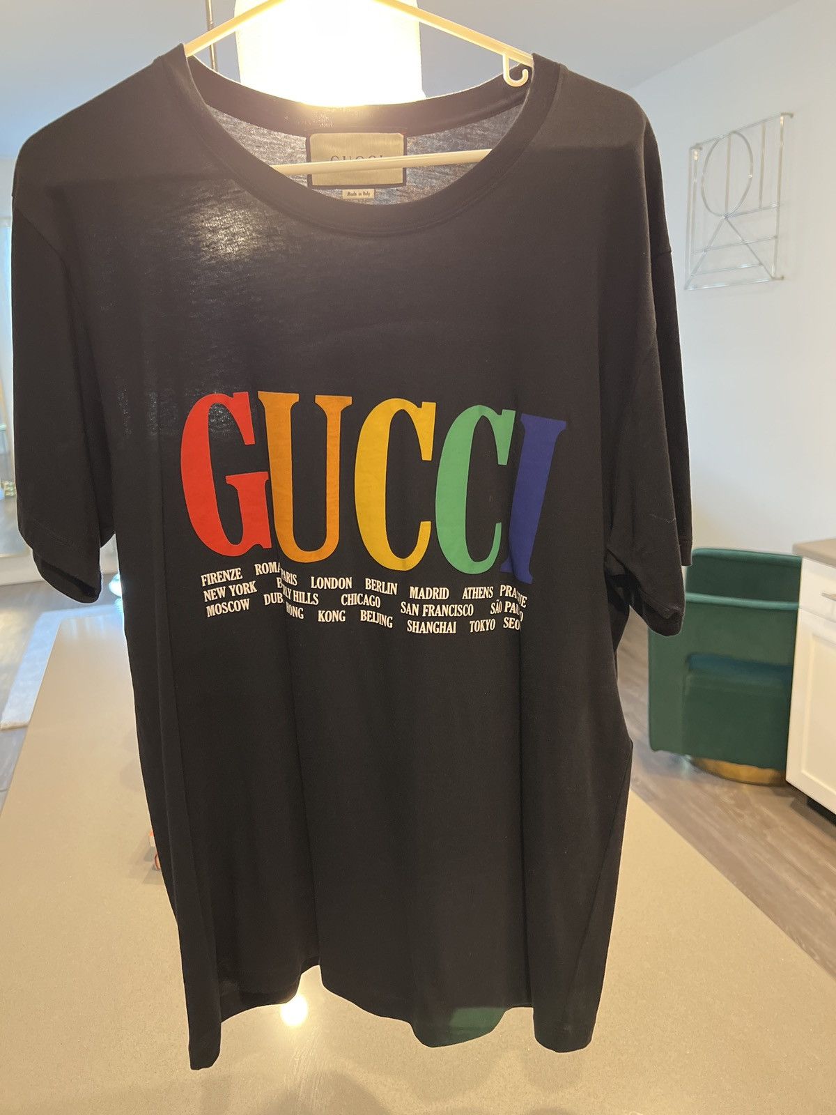 Gucci Gucci multi color t shirt Size US L / EU 52-54 / 3 - 1 Thumbnail