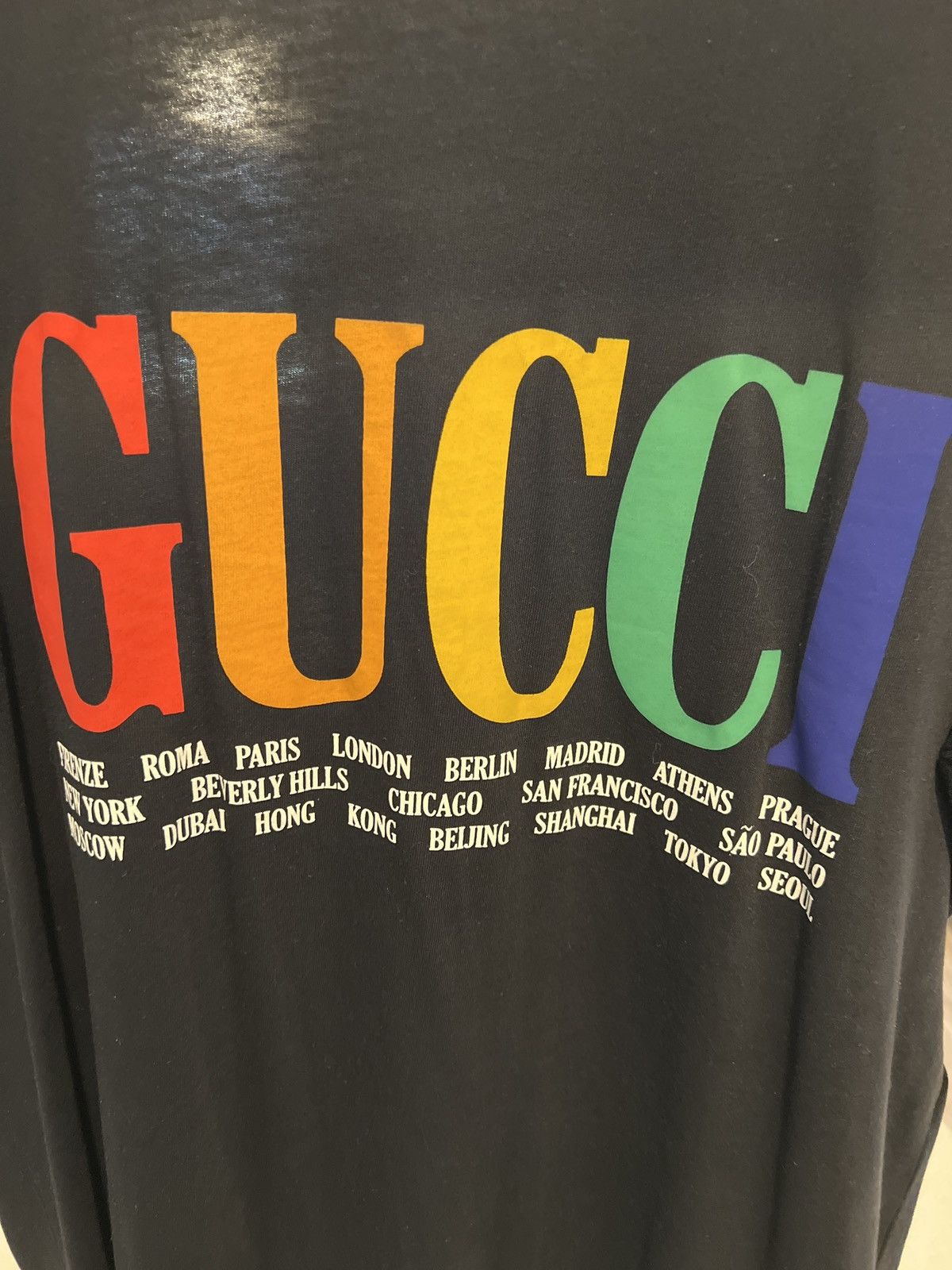 Gucci Gucci multi color t shirt Size US L / EU 52-54 / 3 - 2 Thumbnail