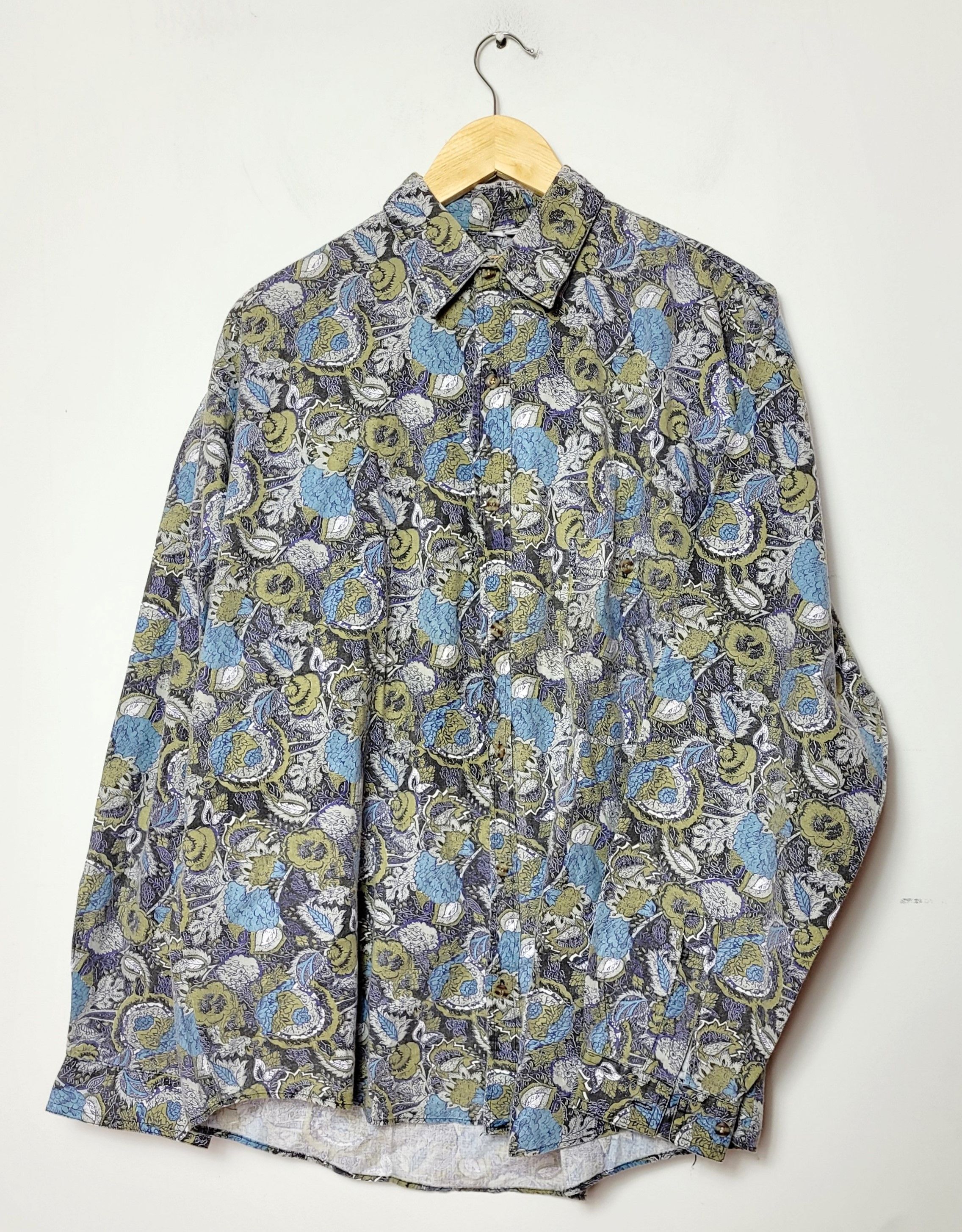 Japanese Brand × Vintage vintage floral shirt Size US XL / EU 56 / 4 - 1 Thumbnail