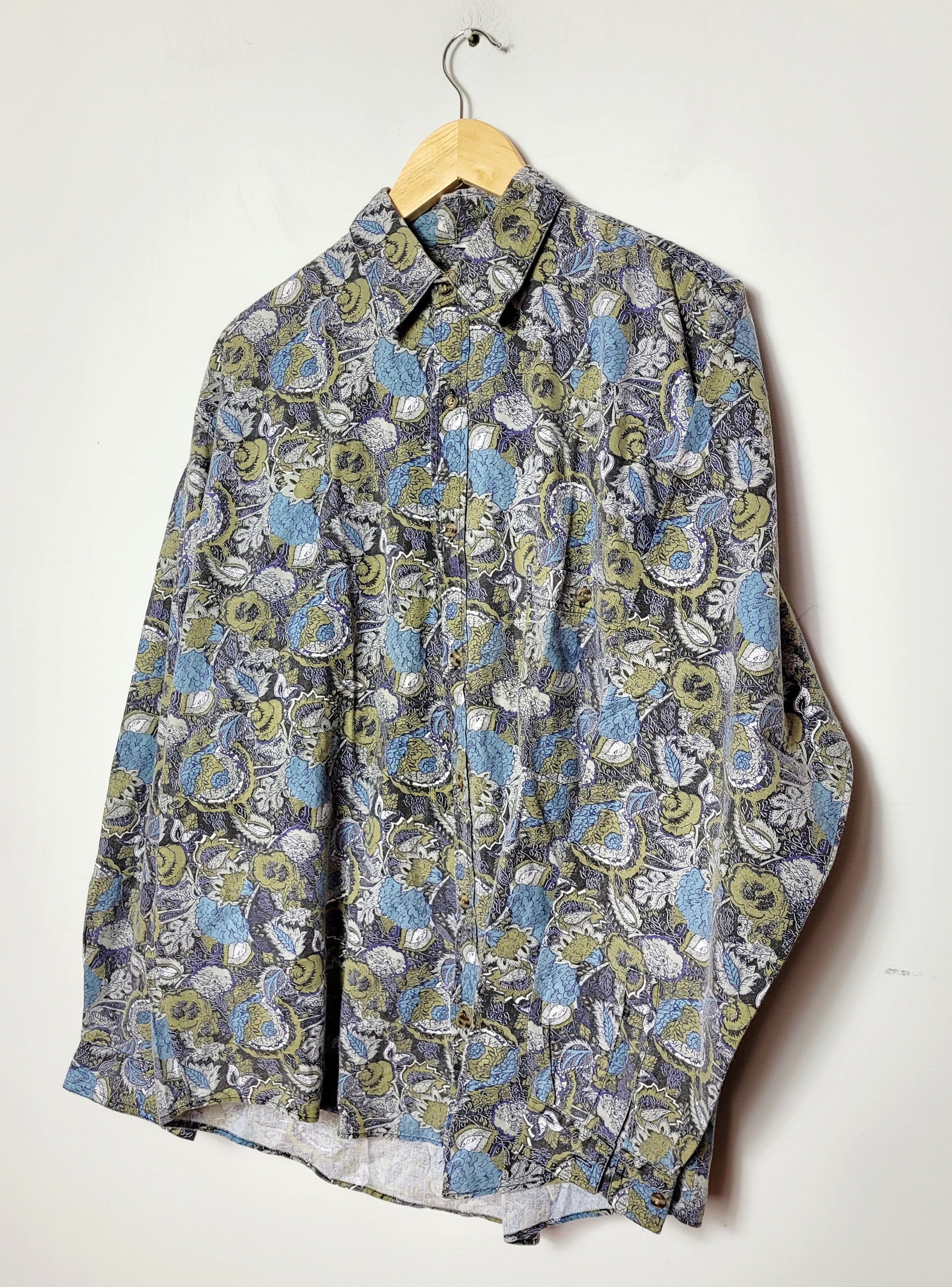 Japanese Brand × Vintage vintage floral shirt Size US XL / EU 56 / 4 - 2 Thumbnail