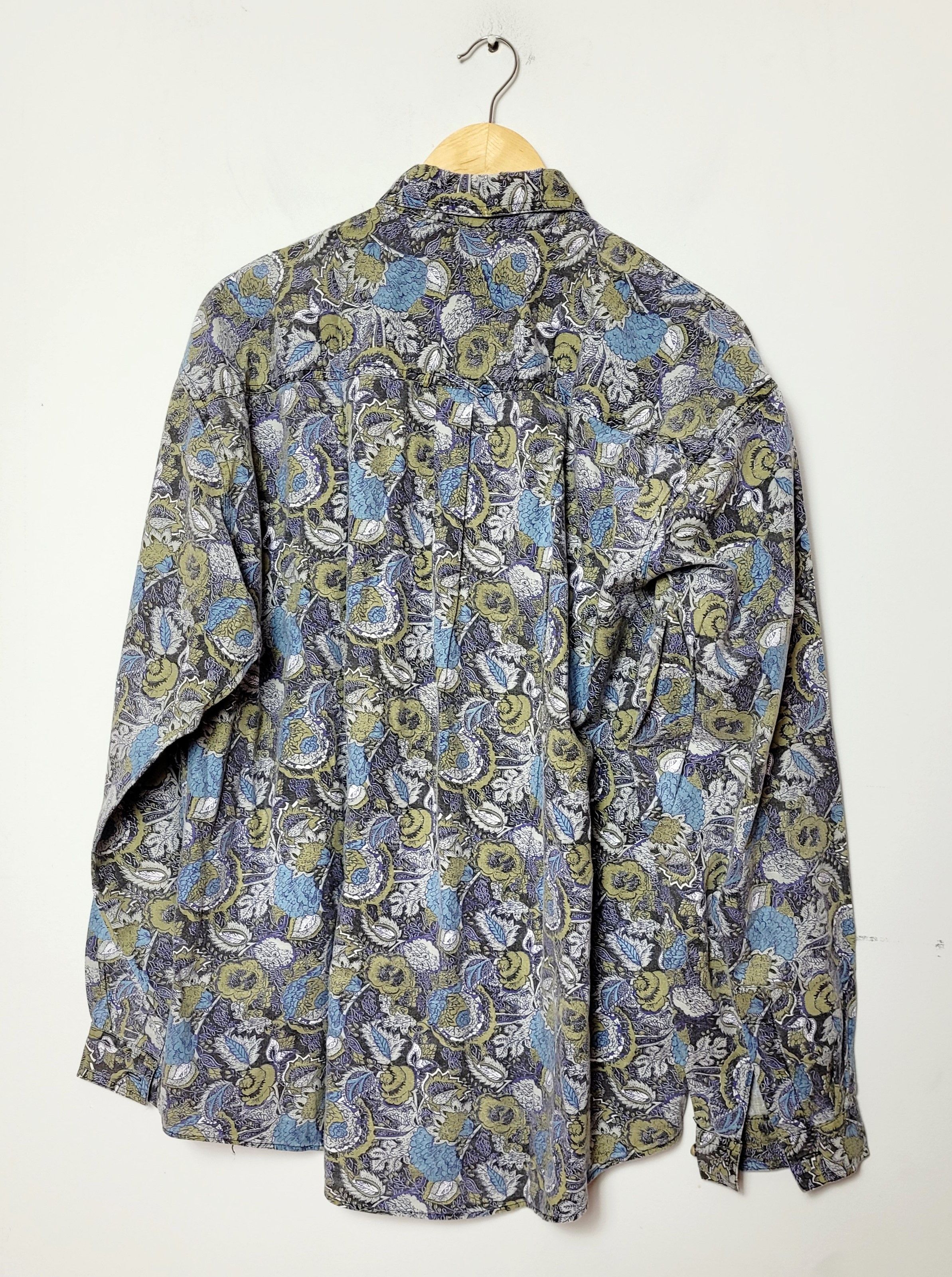 Japanese Brand × Vintage vintage floral shirt Size US XL / EU 56 / 4 - 8 Thumbnail
