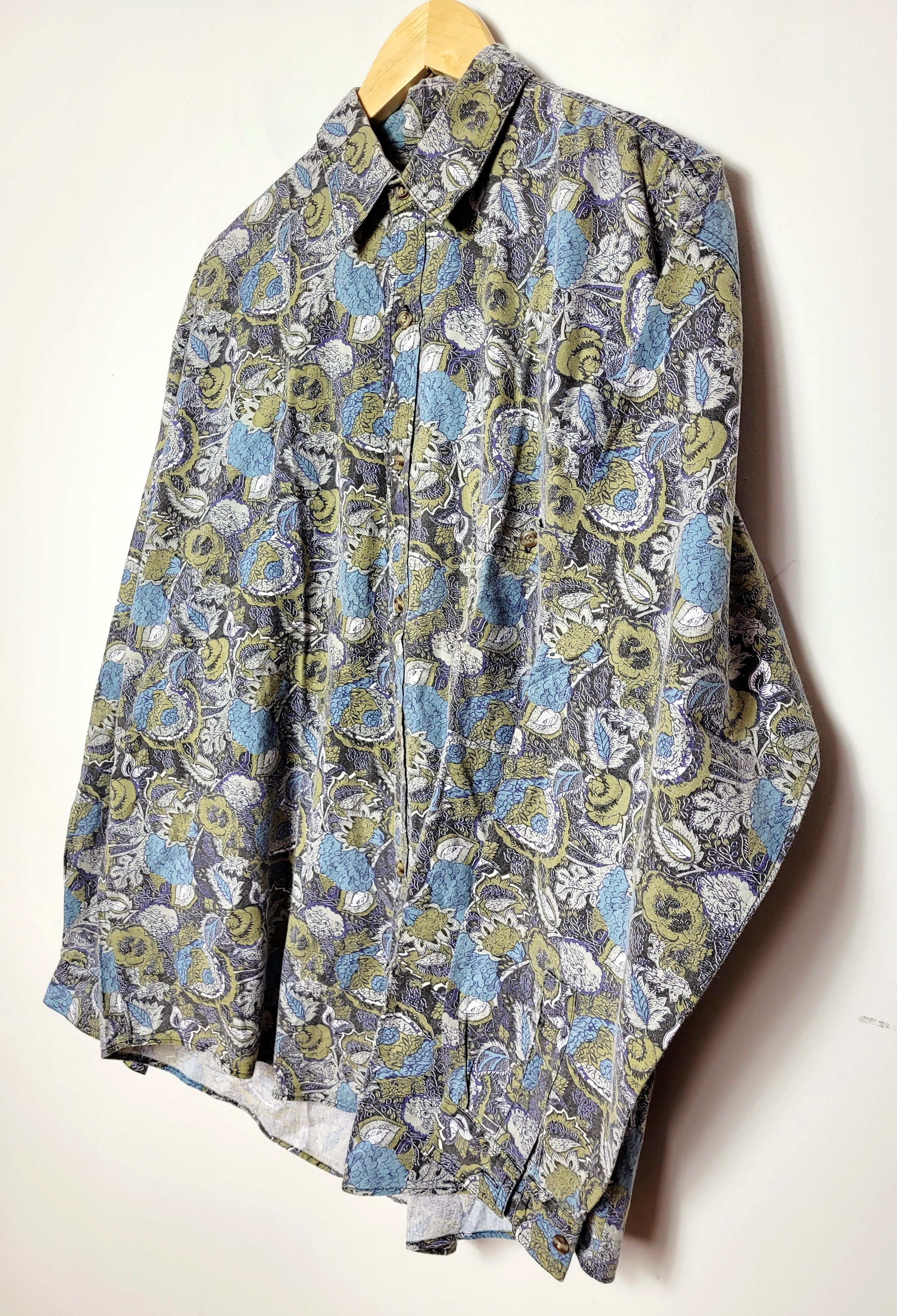 Japanese Brand × Vintage vintage floral shirt Size US XL / EU 56 / 4 - 3 Thumbnail