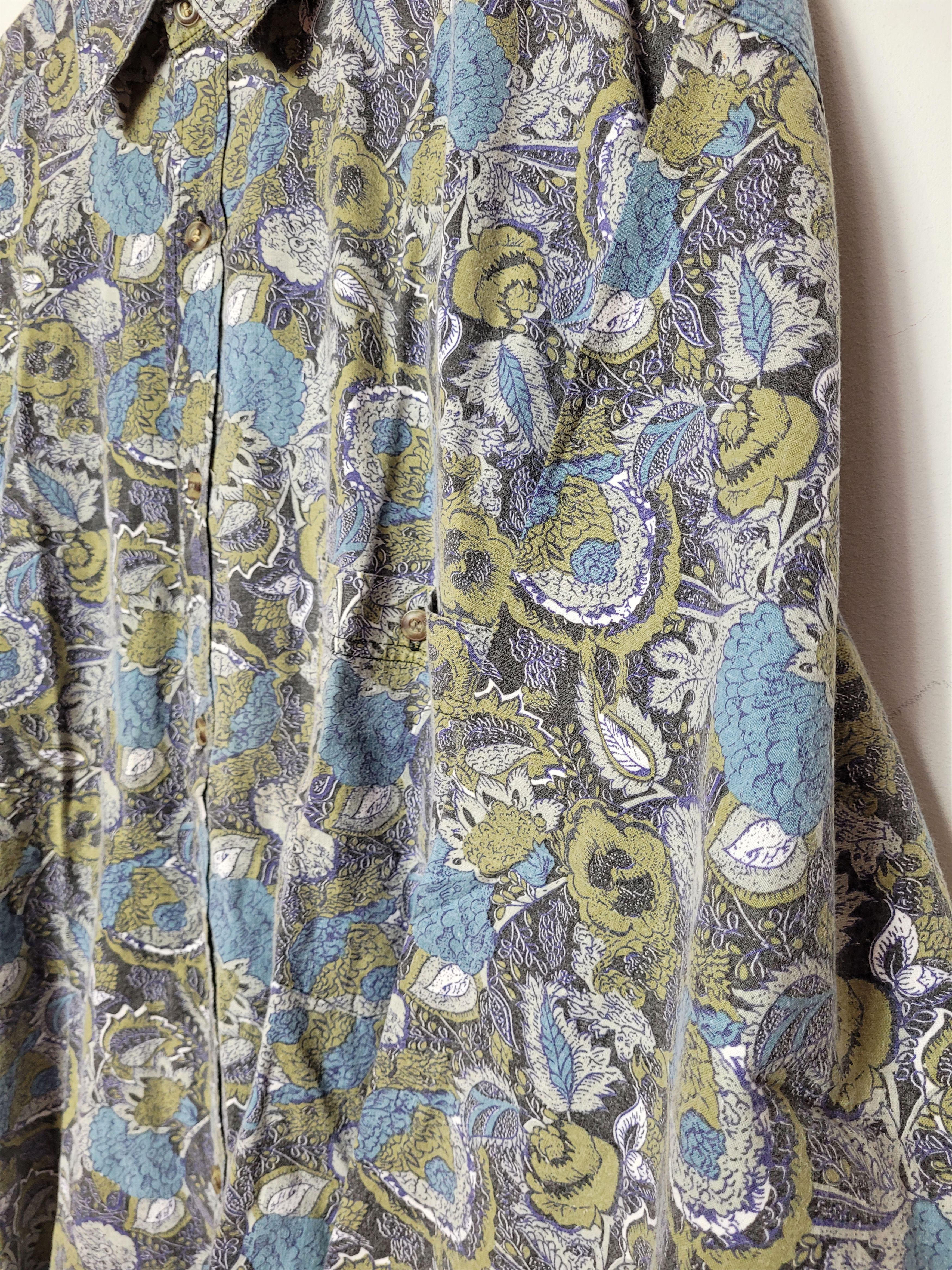 Japanese Brand × Vintage vintage floral shirt Size US XL / EU 56 / 4 - 5 Thumbnail