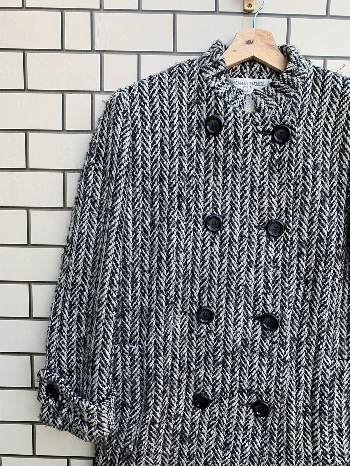 Balmain × Pierre Balmain × Vintage Vintage Balmain Ivoire Jacket Size S / US 4 / IT 40 - 4 Thumbnail