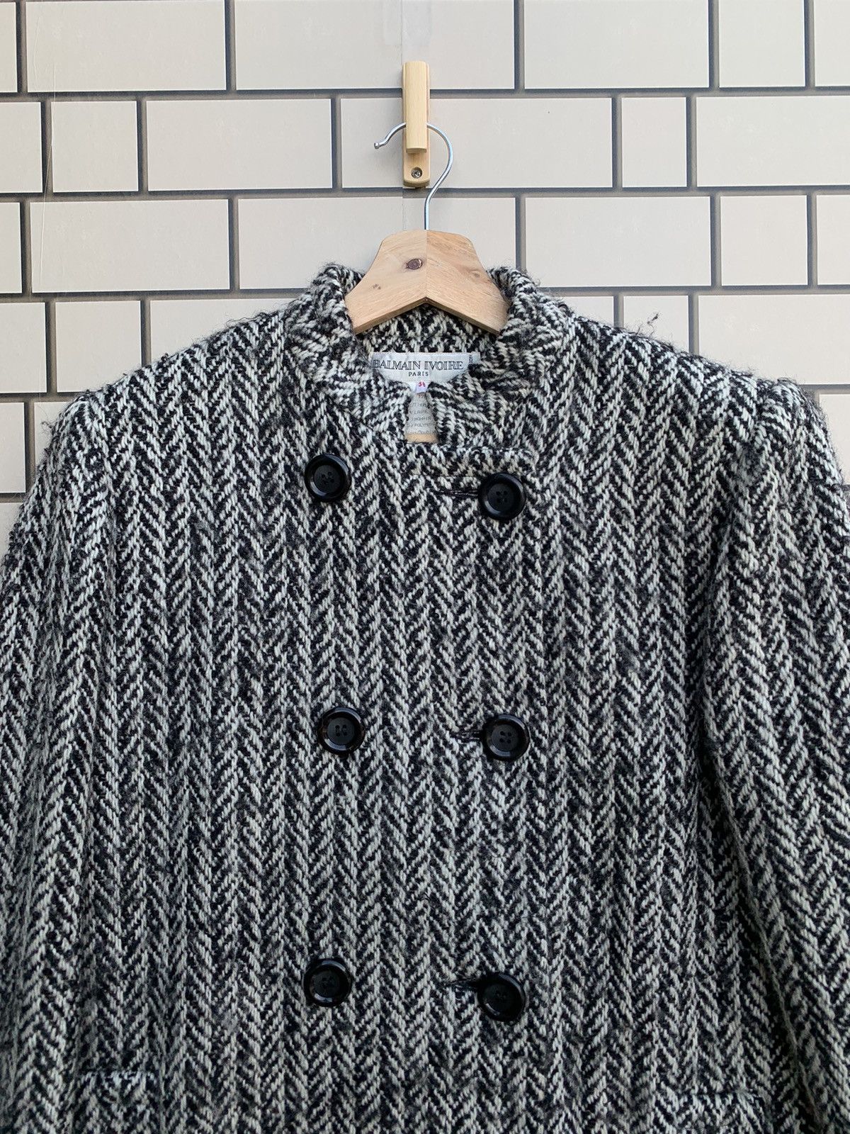 Balmain × Pierre Balmain × Vintage Vintage Balmain Ivoire Jacket Size S / US 4 / IT 40 - 2 Thumbnail