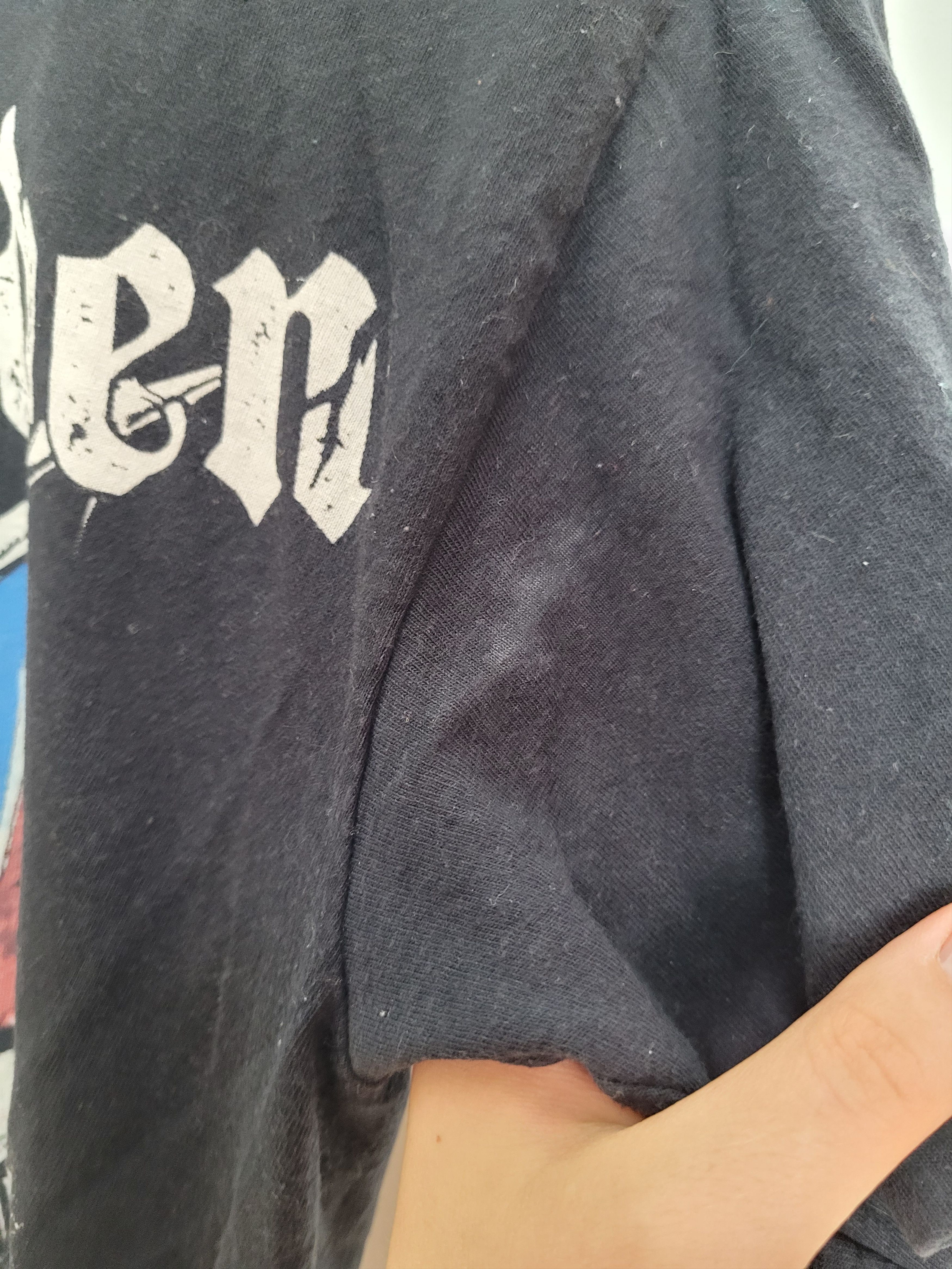 Band Tees × Vintage vintage Iron Maiden distressed t-shirt Size US M / EU 48-50 / 2 - 6 Thumbnail