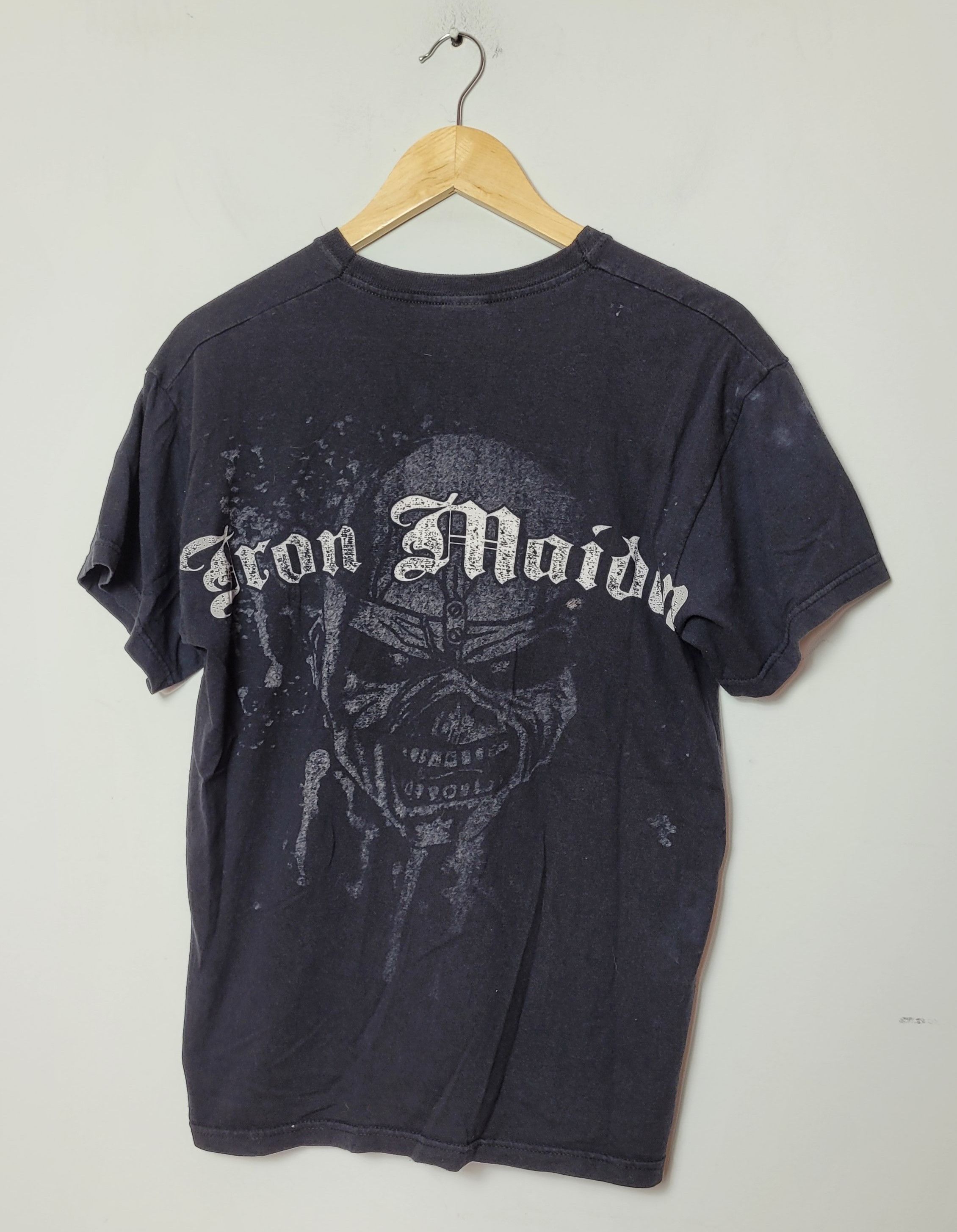 Band Tees × Vintage vintage Iron Maiden distressed t-shirt Size US M / EU 48-50 / 2 - 7 Thumbnail