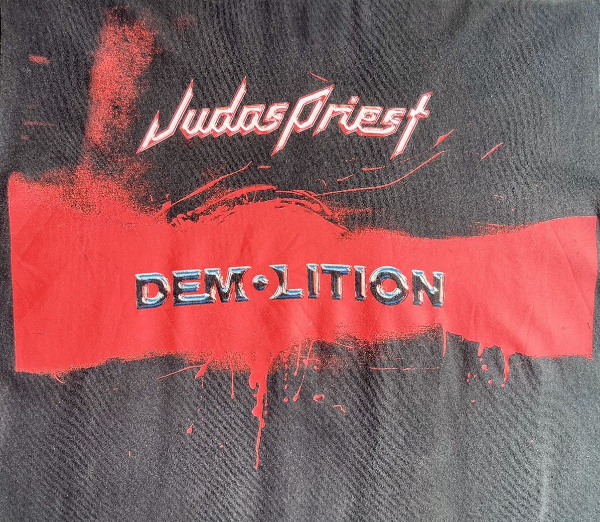 VINTAGE JUDAS PRIEST DEMOLITION WORLD TOUR 2001 -RARE TEE