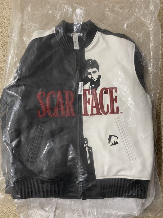 Scarface supreme leather on sale jacket