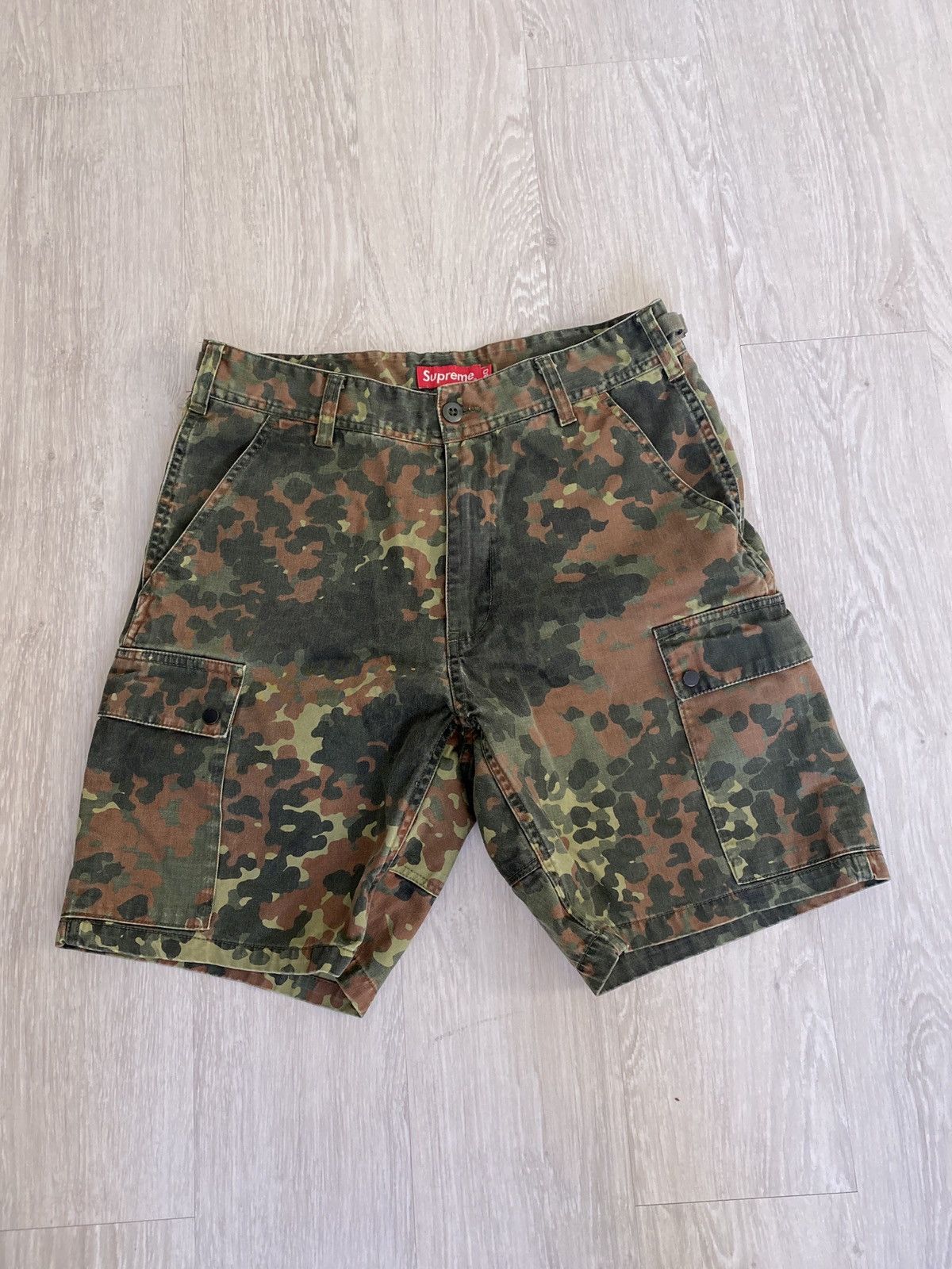 Supreme Supreme German Camo Cargo Shorts | Grailed
