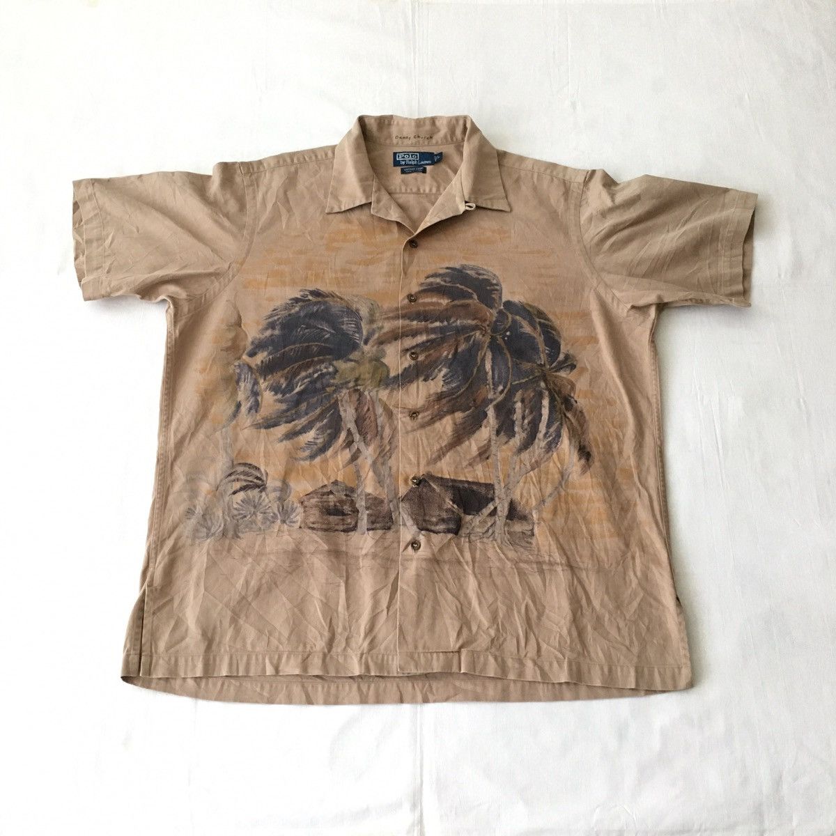 Ralph Lauren Polo Ralph Lauren Vintage Camp Shirt Hand Painted