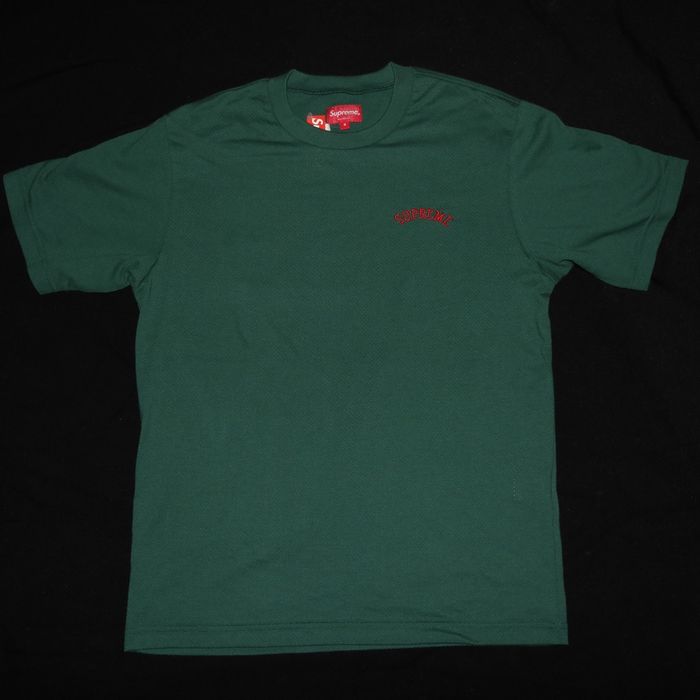 Supreme Mesh Arc Logo Tee | Grailed