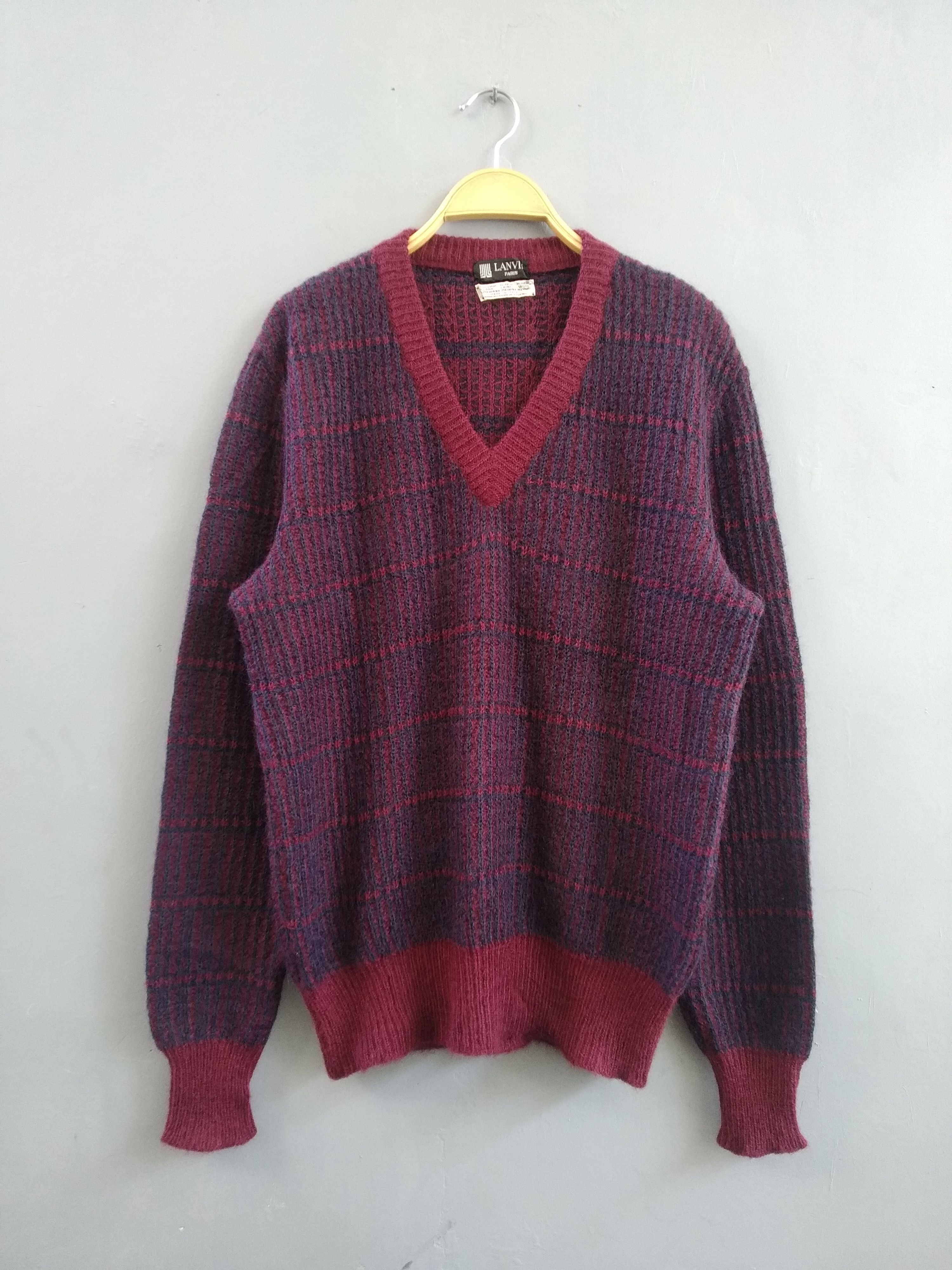 Lanvin Multi Wool Blend Sweater Men main image 0