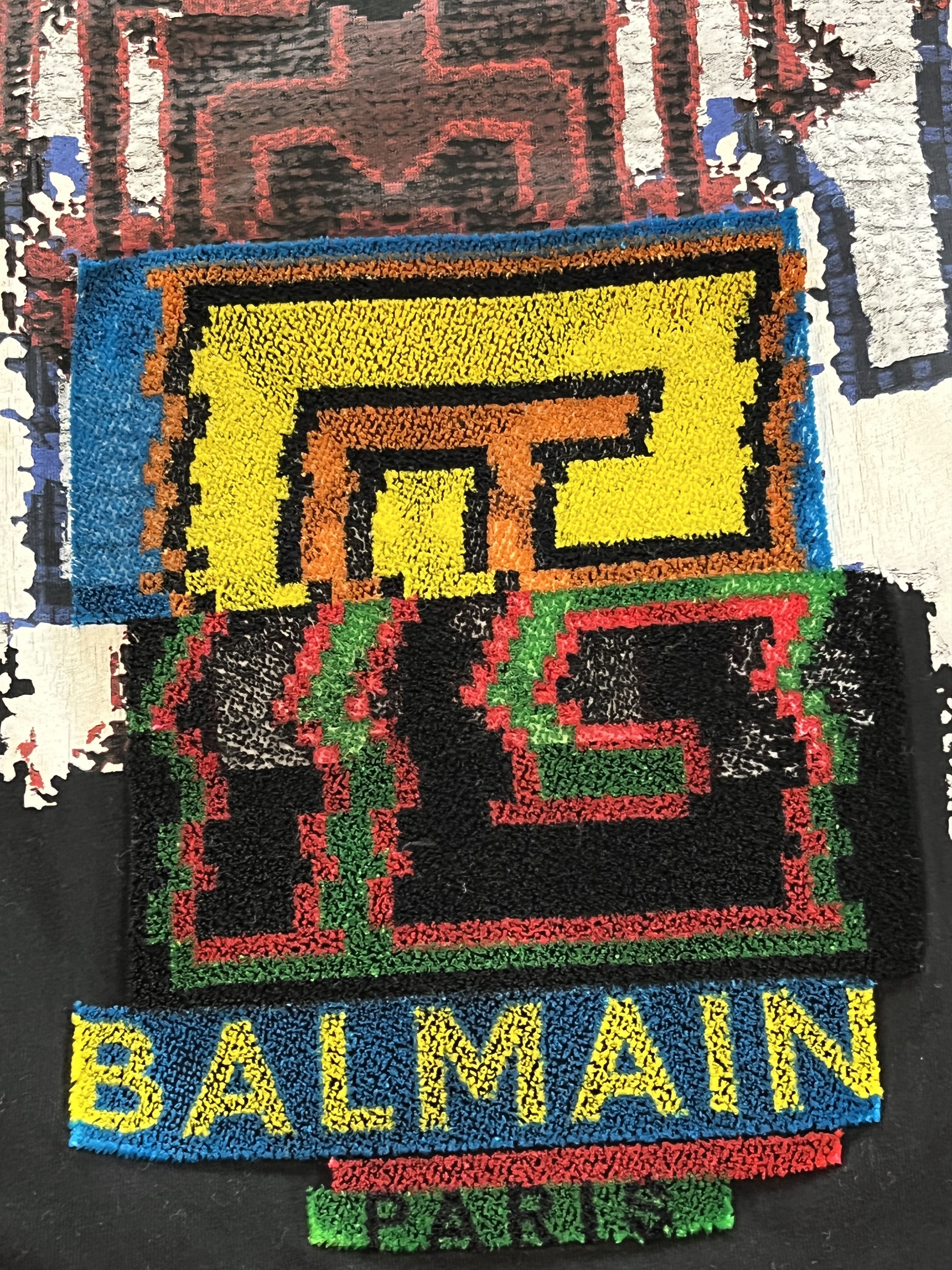 Balmain Balmain “Tapestry” Tshirt Grailed