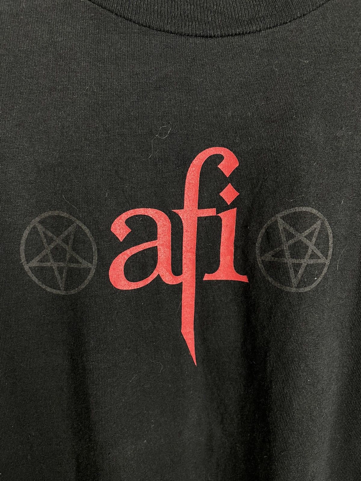Band Tees AFI A FIRE INSIDE HARDCORE PUNK BAND PENTAGRAM 337 TEE Size US XL / EU 56 / 4 - 6 Thumbnail