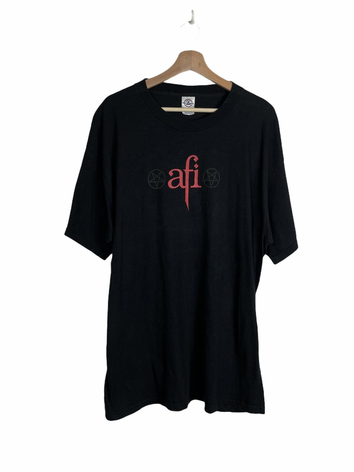 Band Tees AFI A FIRE INSIDE HARDCORE PUNK BAND PENTAGRAM 337 TEE Size US XL / EU 56 / 4 - 1 Thumbnail
