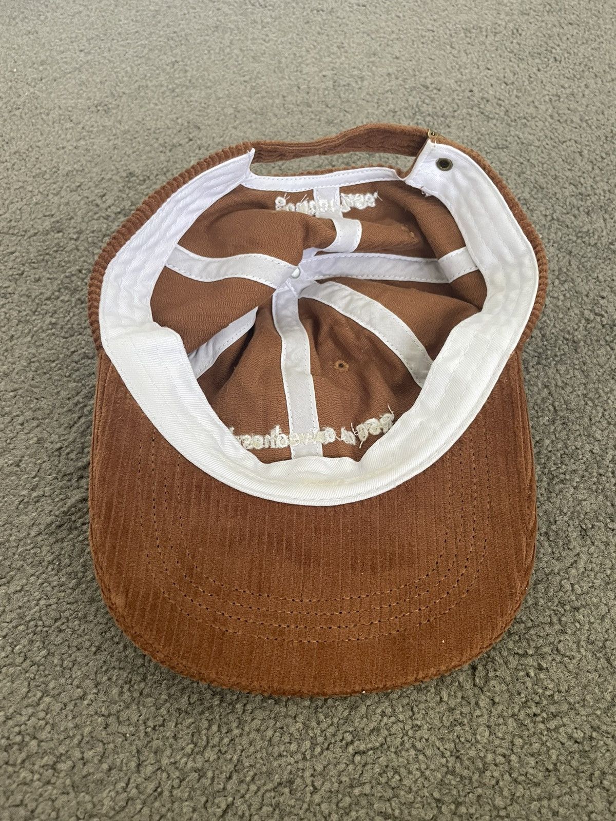 Other Brown Corduroy Cap Size ONE SIZE - 3 Thumbnail