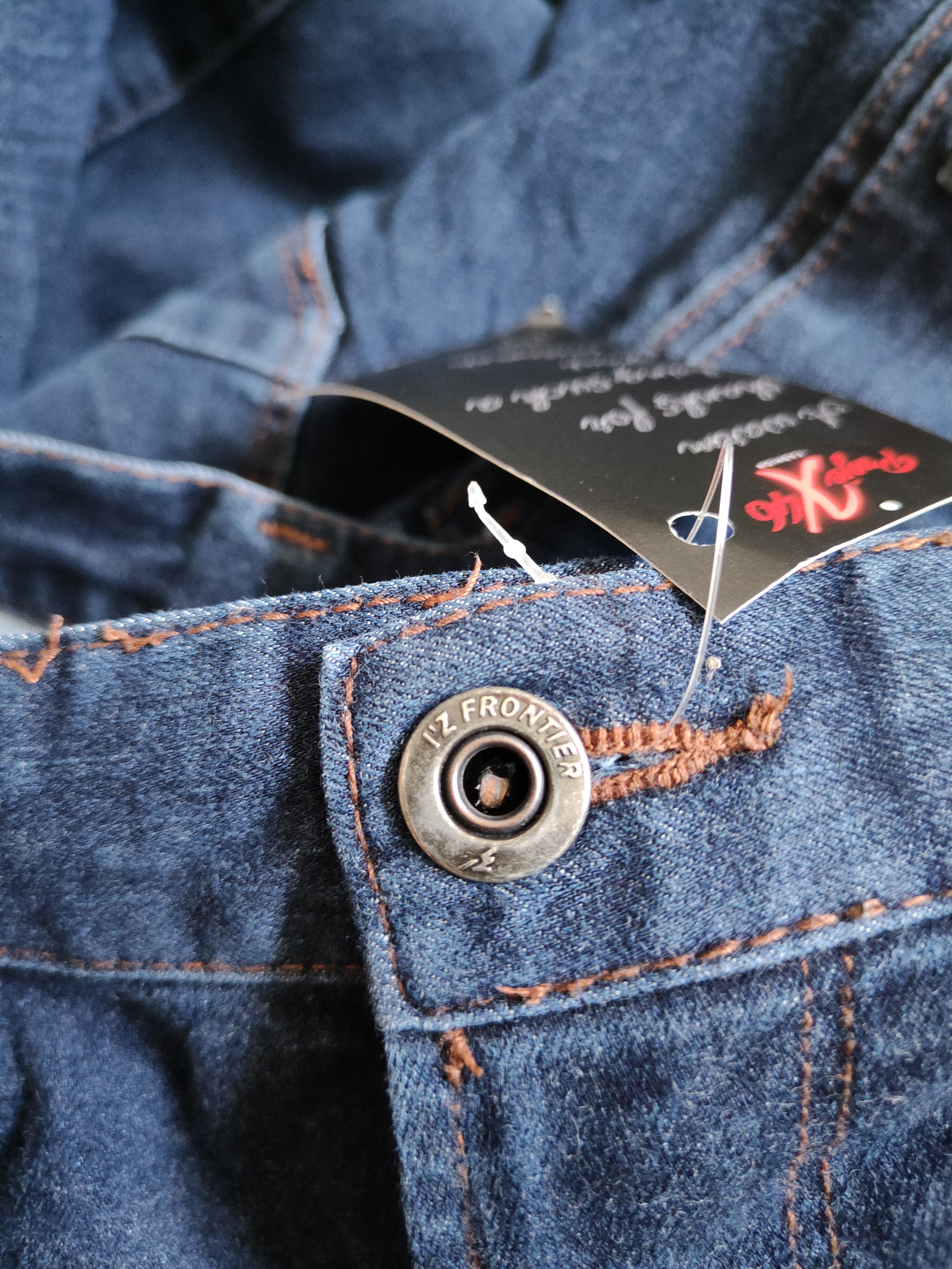 Japanese Brand I'Z Frontier multipocket utility Blue cargo pants #4943 Size US 31 - 17 Thumbnail