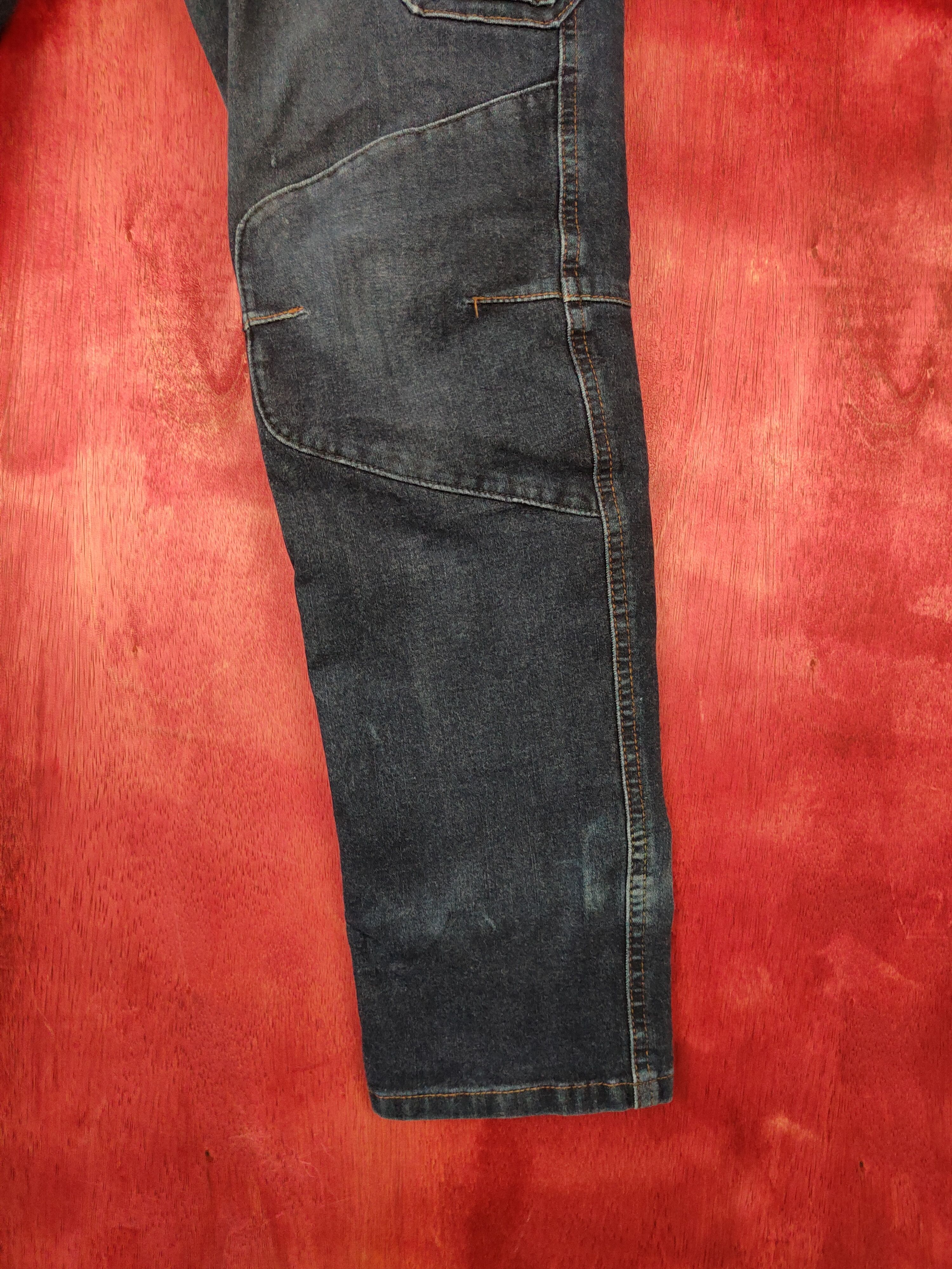 Japanese Brand I'Z Frontier multipocket utility Blue cargo pants #4943 Size US 31 - 8 Thumbnail