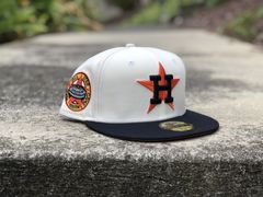 New Era Fitted Hat 7 3/8 MLB Club Houston Astros Exclusive Patch Grail  Speedway