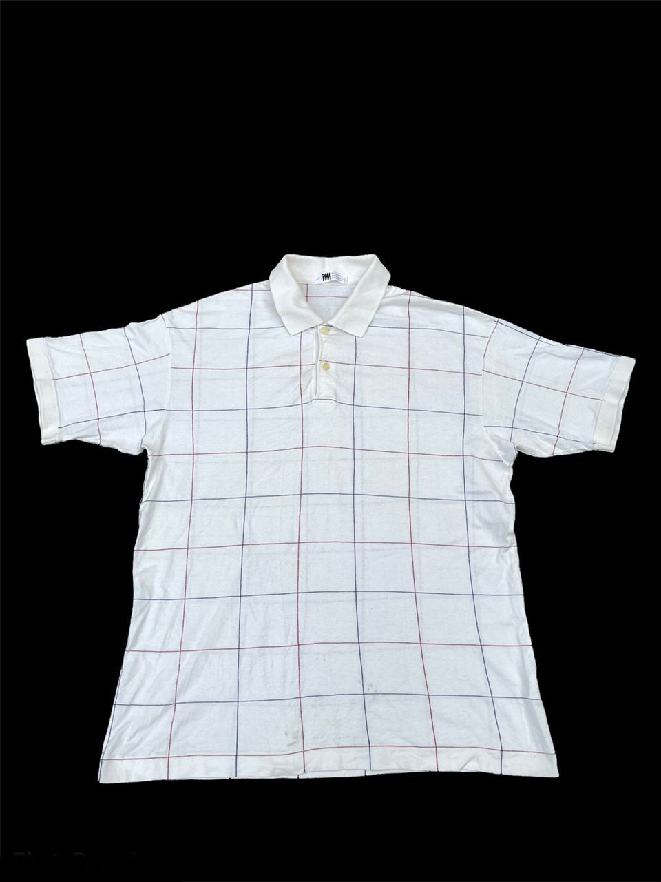 Issey Miyake Plaid Polos Tee