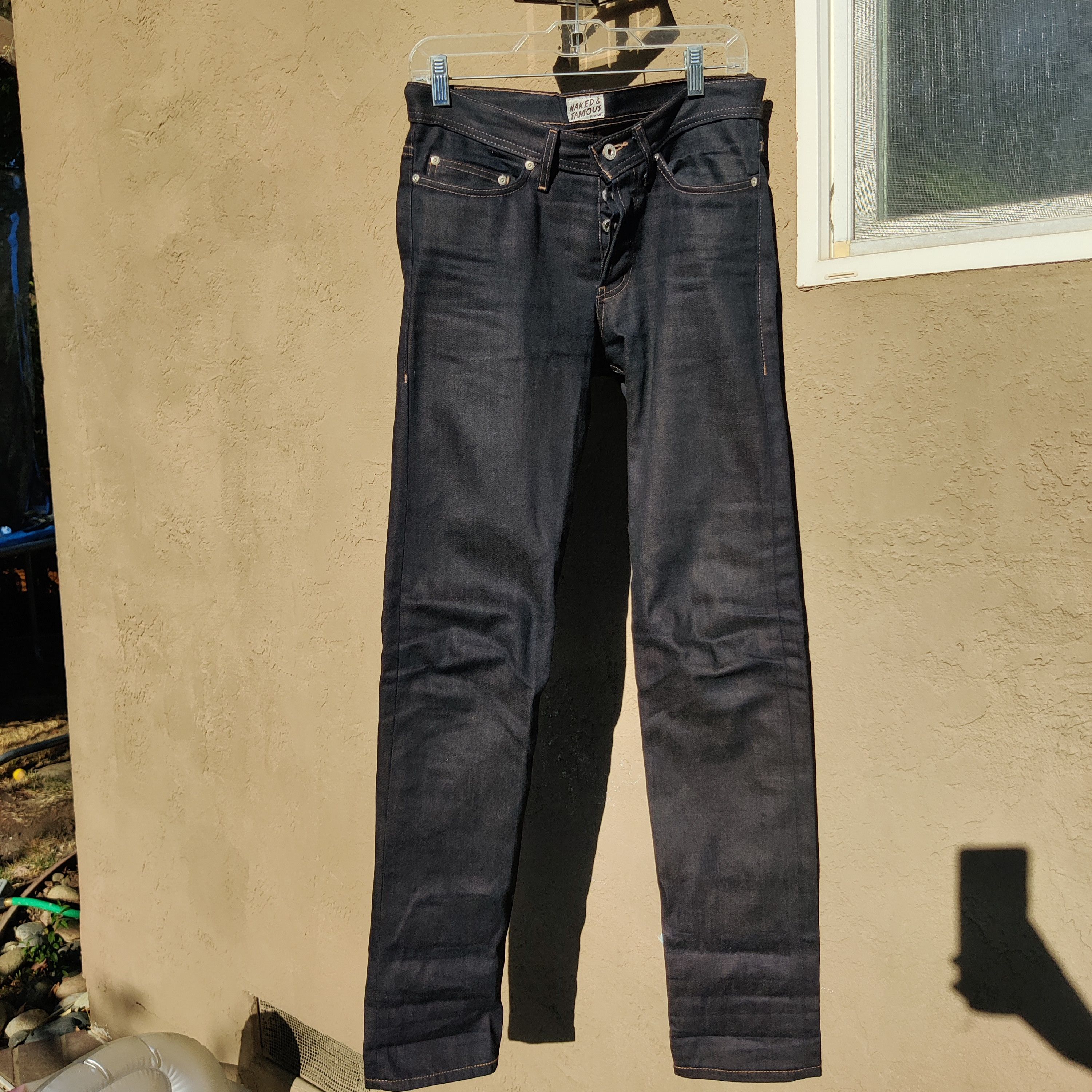 Naked and Famous Kakishibu Selvedge, Weird Guy Fit