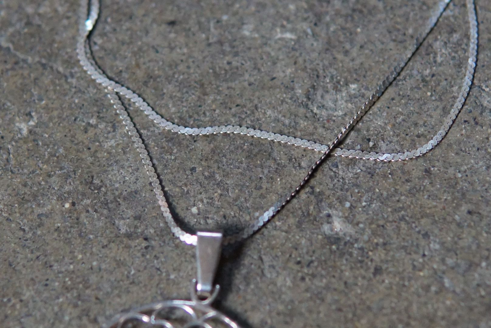 Jewelry × Sterling Silver × Vintage Sterling Silver Necklace Pendant Amber 20" 5.4g .925 Size ONE SIZE - 4 Thumbnail