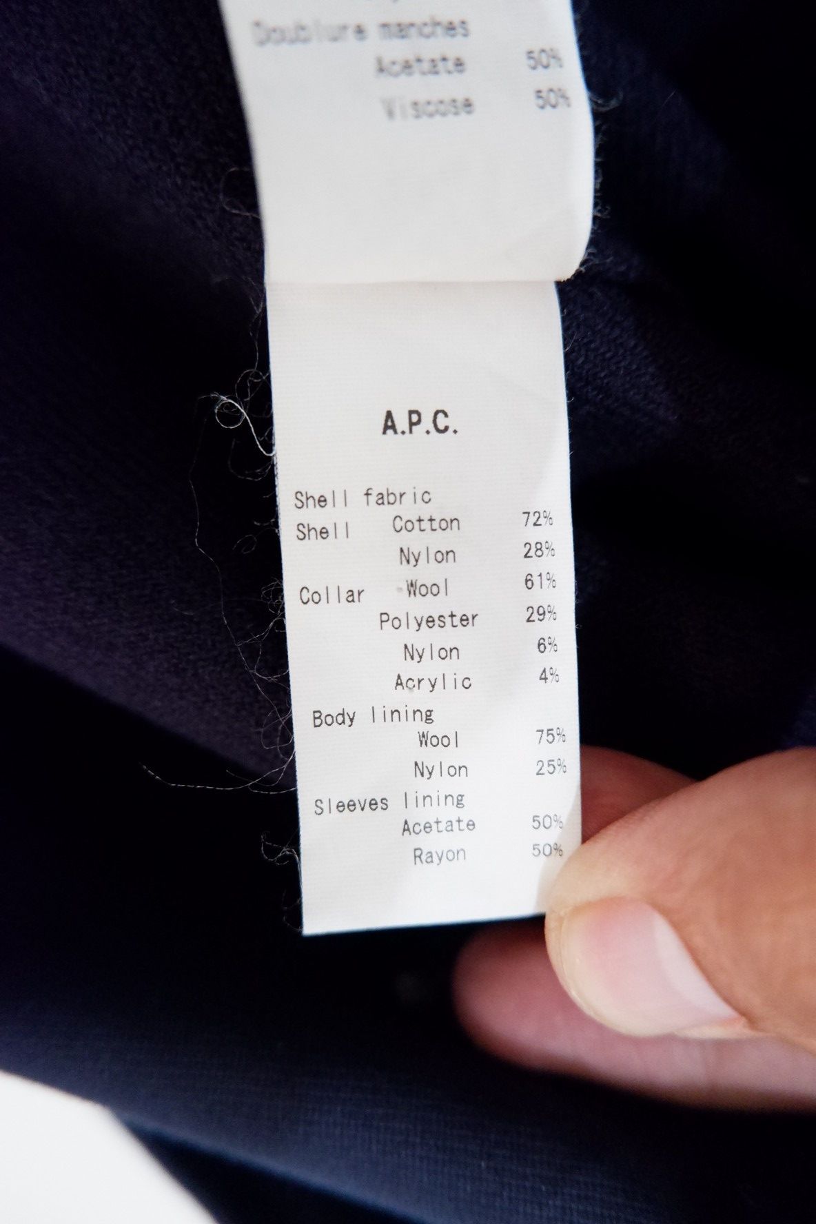 A.P.C. Vintage A.P.C. Double Breast Coat Jacket Size US S / EU 44-46 / 1 - 8 Thumbnail