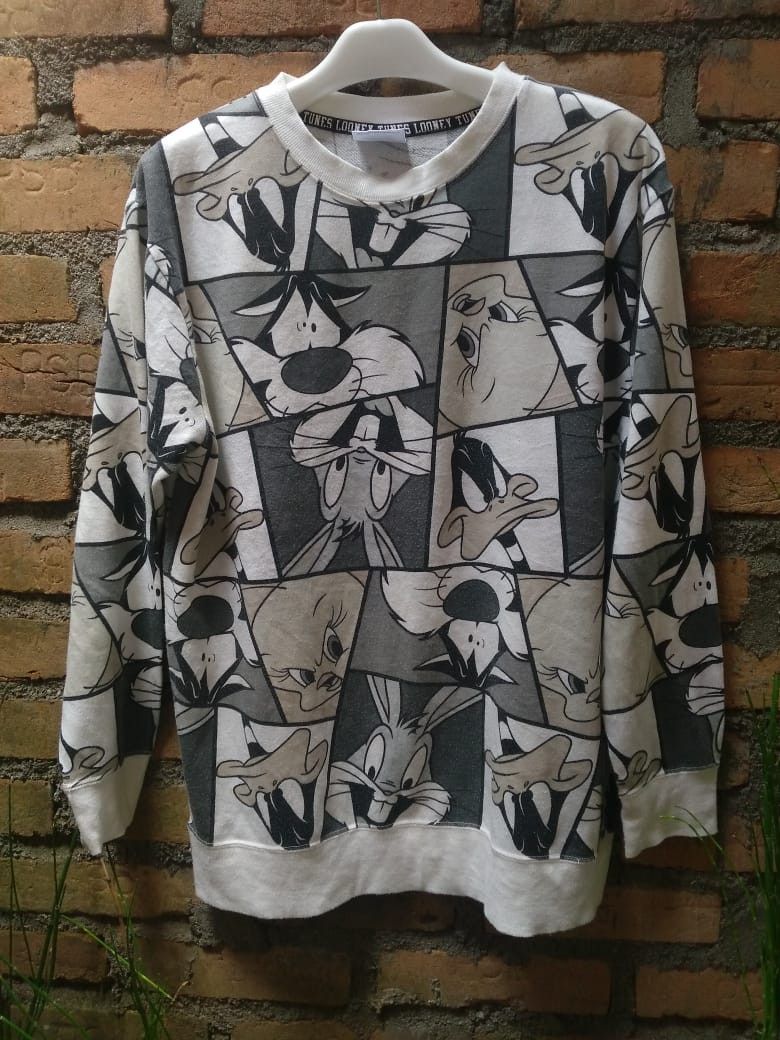 Virgil Abloh Virgirl x Looney Tunes Full Print Sweatshirts Size US L / EU 52-54 / 3 - 1 Thumbnail