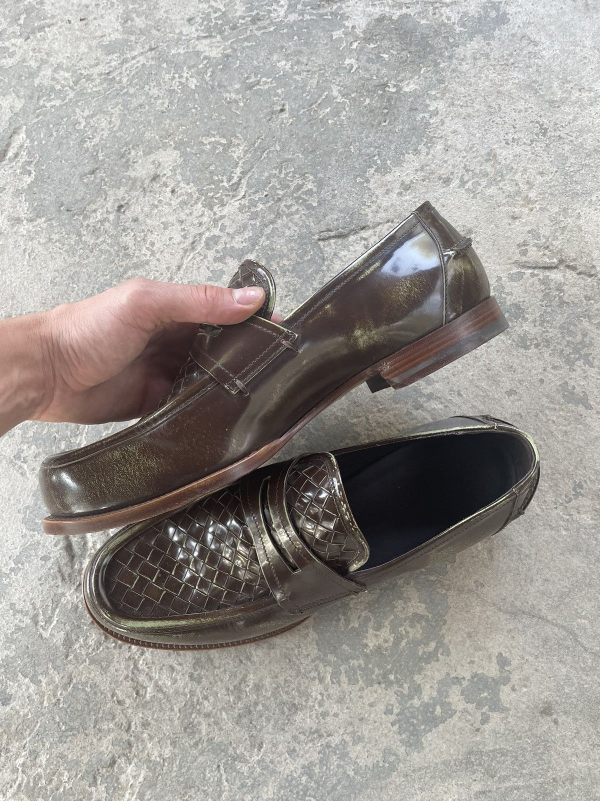 Bottega Veneta Bottega Veneta Distressed Loafer Size US 11 / EU 44 - 5 Thumbnail