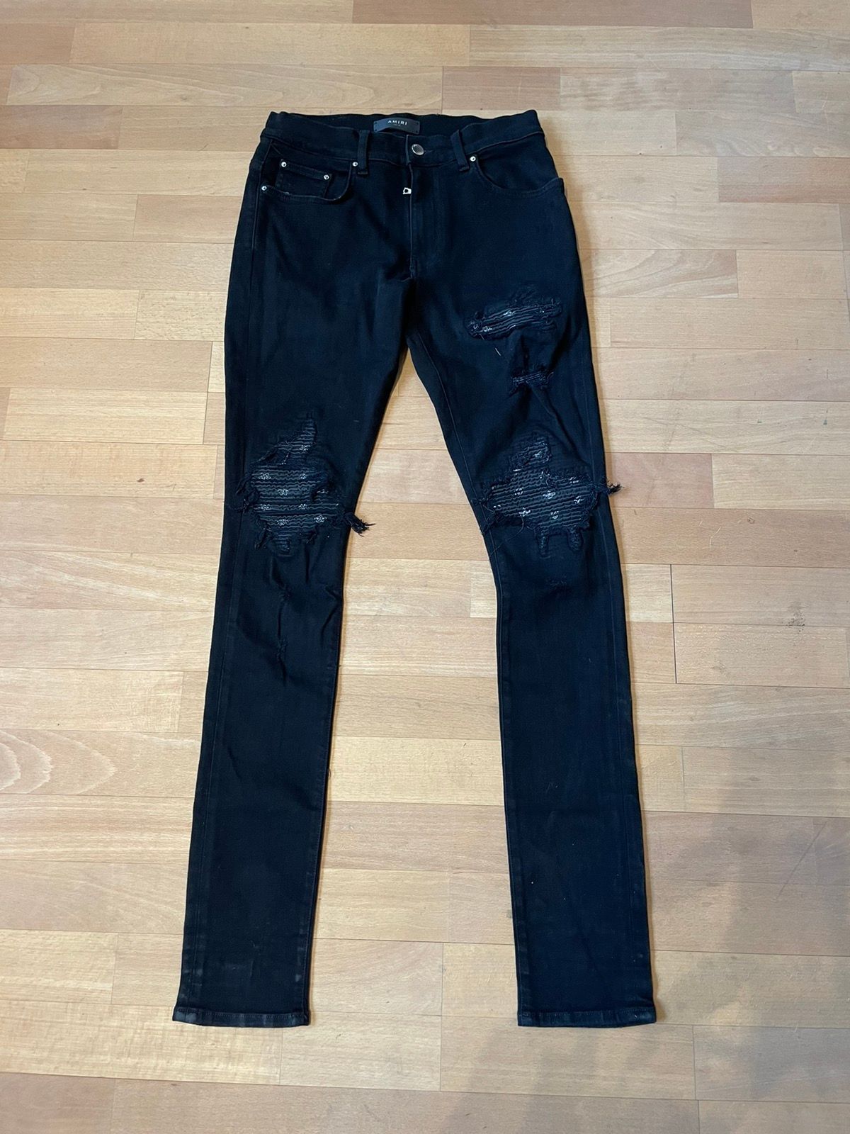 Amiri Amiri MX1 Black Jeans | Grailed